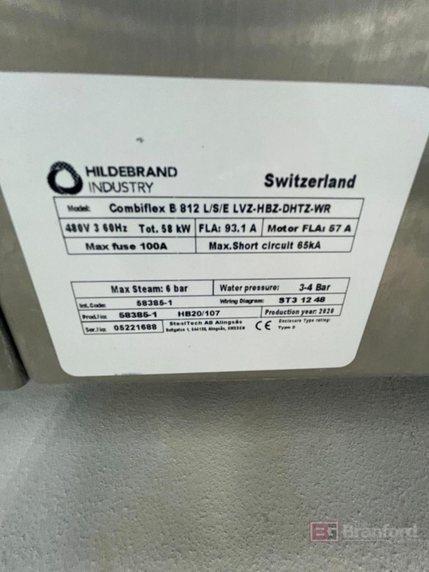 2020 Hildebrand Stainless Steel Steam Tray Washing System - Image 12 of 13