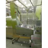 NJM Stainless Steel Cleated Dispensing Hopper/Elevator