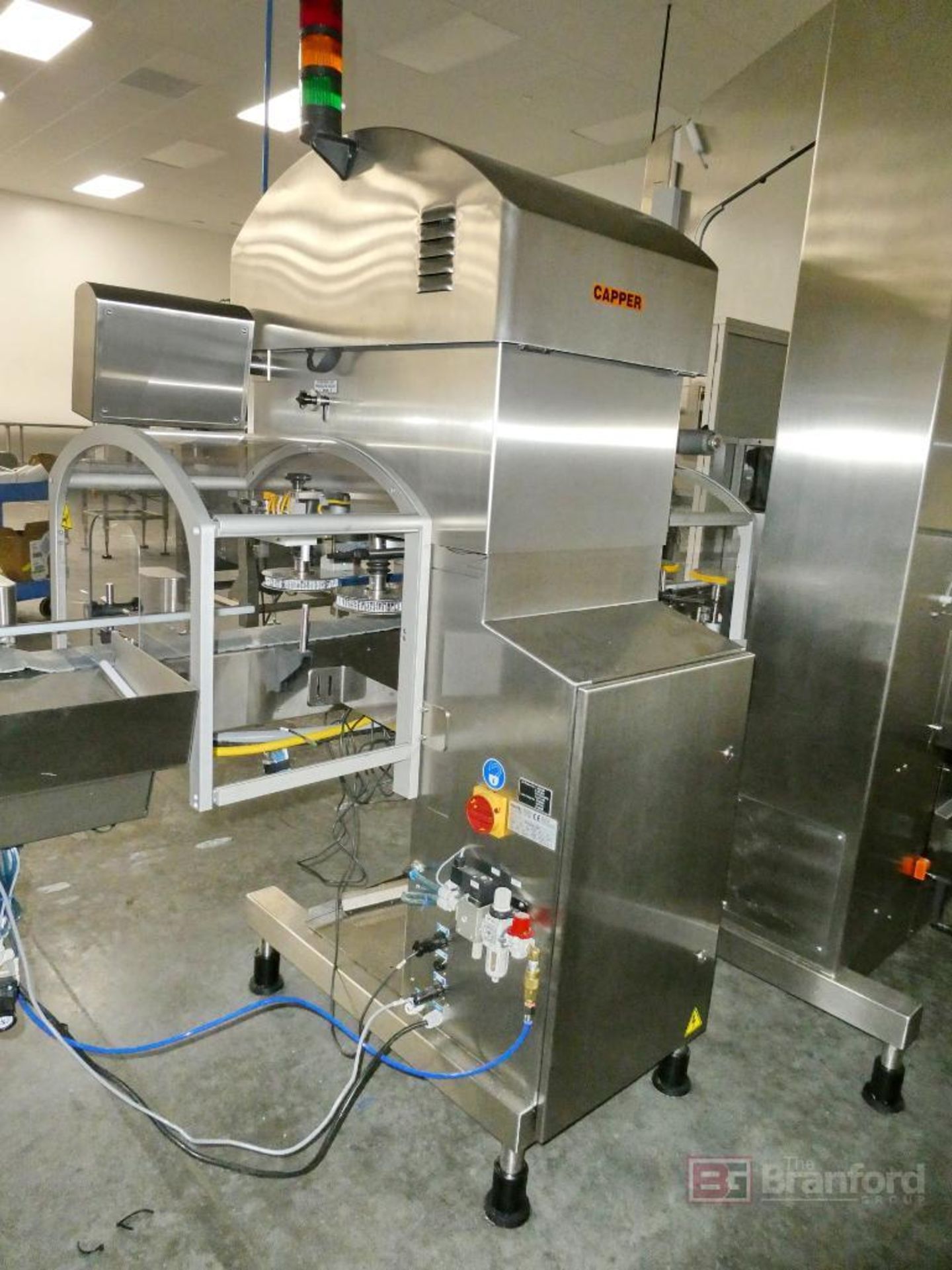 2020 NJM Packaging Model Beltorque BTIC, Stainless Steel Inline Capping Machine - Image 6 of 7