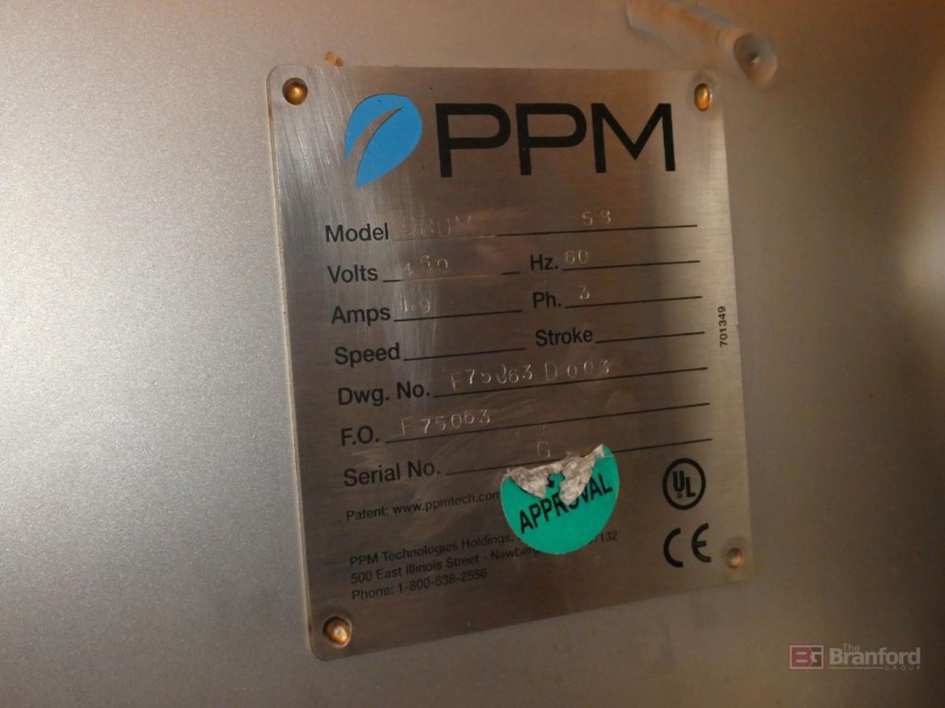 PPM Model DRUM58, Seasoning Drum Tumbler - Image 5 of 5