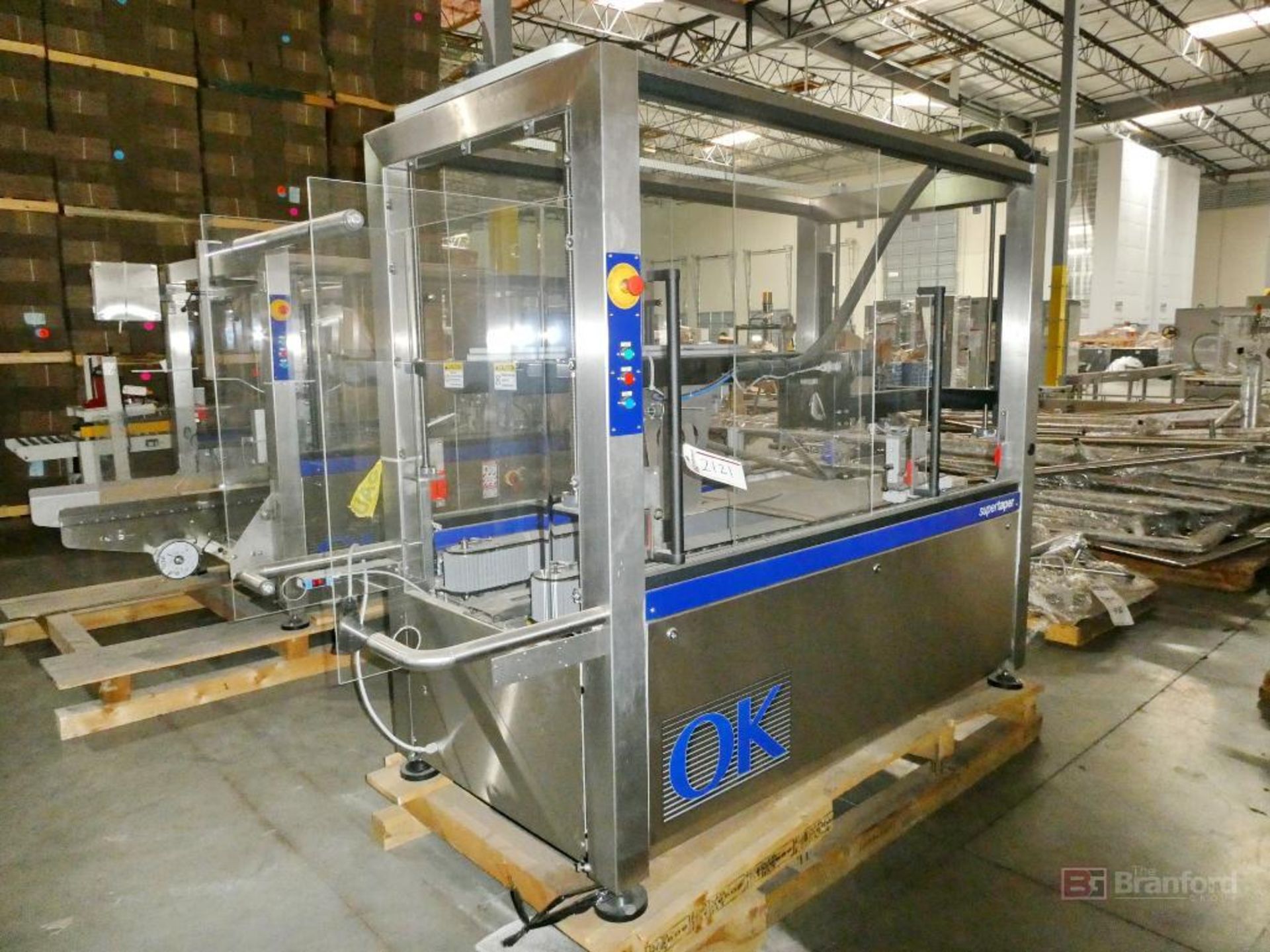 2020 OK Corp Model Supertaper-1A, Automatic Case Sealer