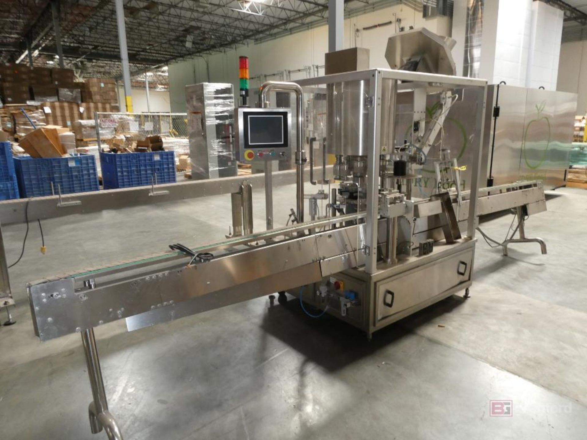 Federal Model MT-C235, Stainless Steel 10 Head Rotary Liquid Bottle Filling Machine