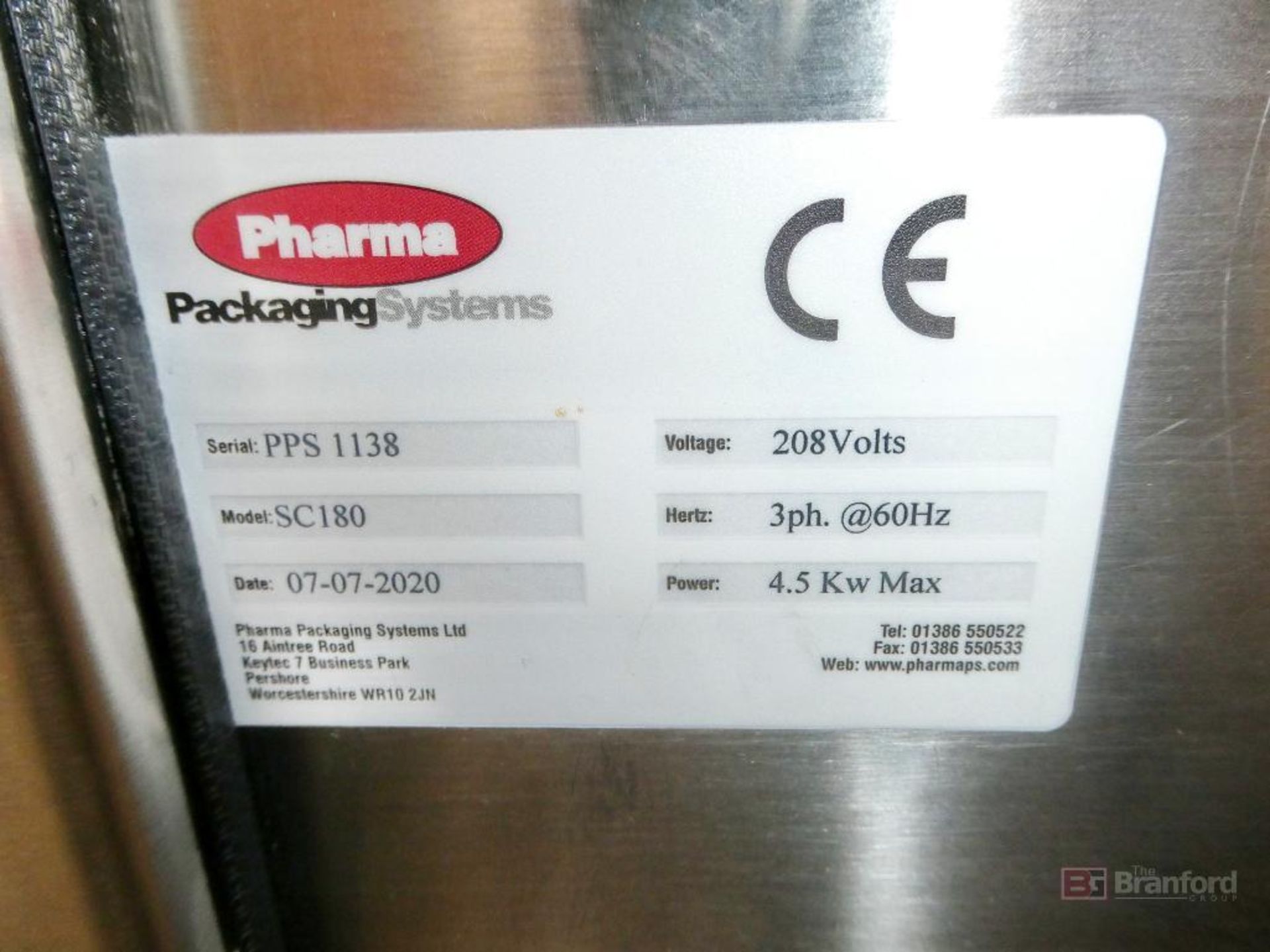 2020 Pharma Packaging System Model SC180, Stainless Steel 18 Channel Bottle Filler Machine - Bild 8 aus 8