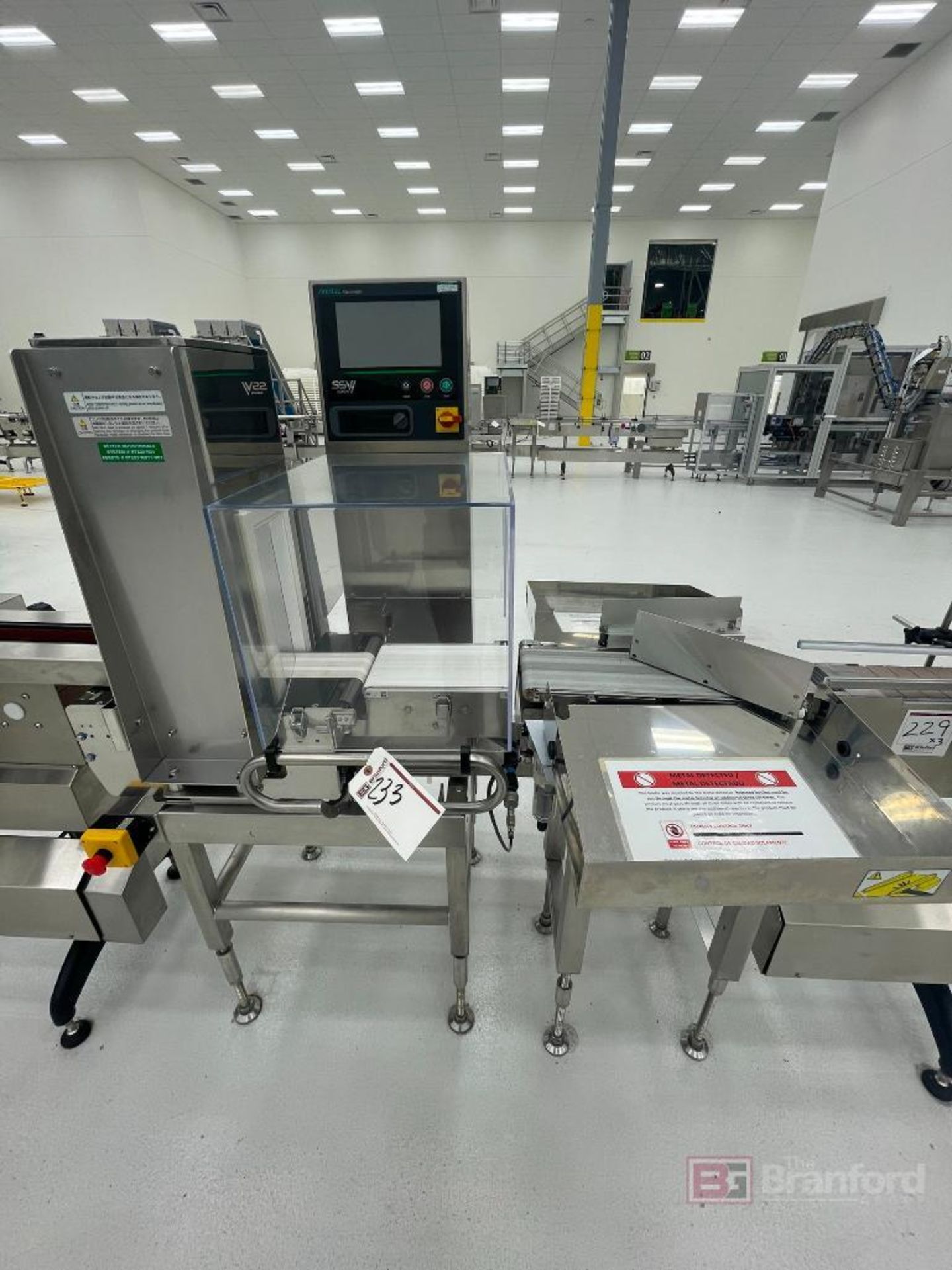 Anritsu SSV Series Checkweigher/Metal Detector and Rejector