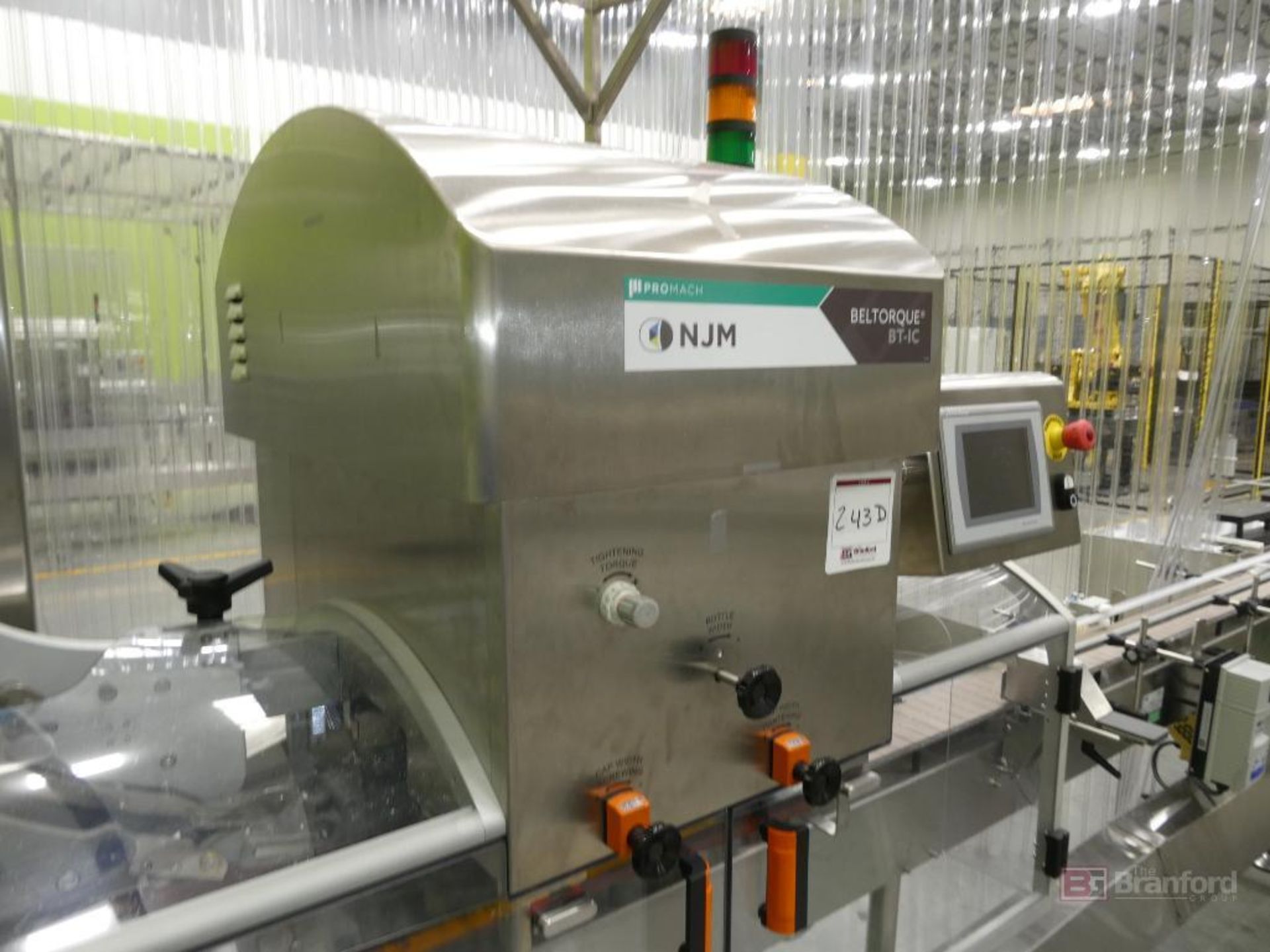 2021 NJM Packaging Model Beltorque BTIC, Stainless Steel Inline Capping Machine - Image 2 of 8