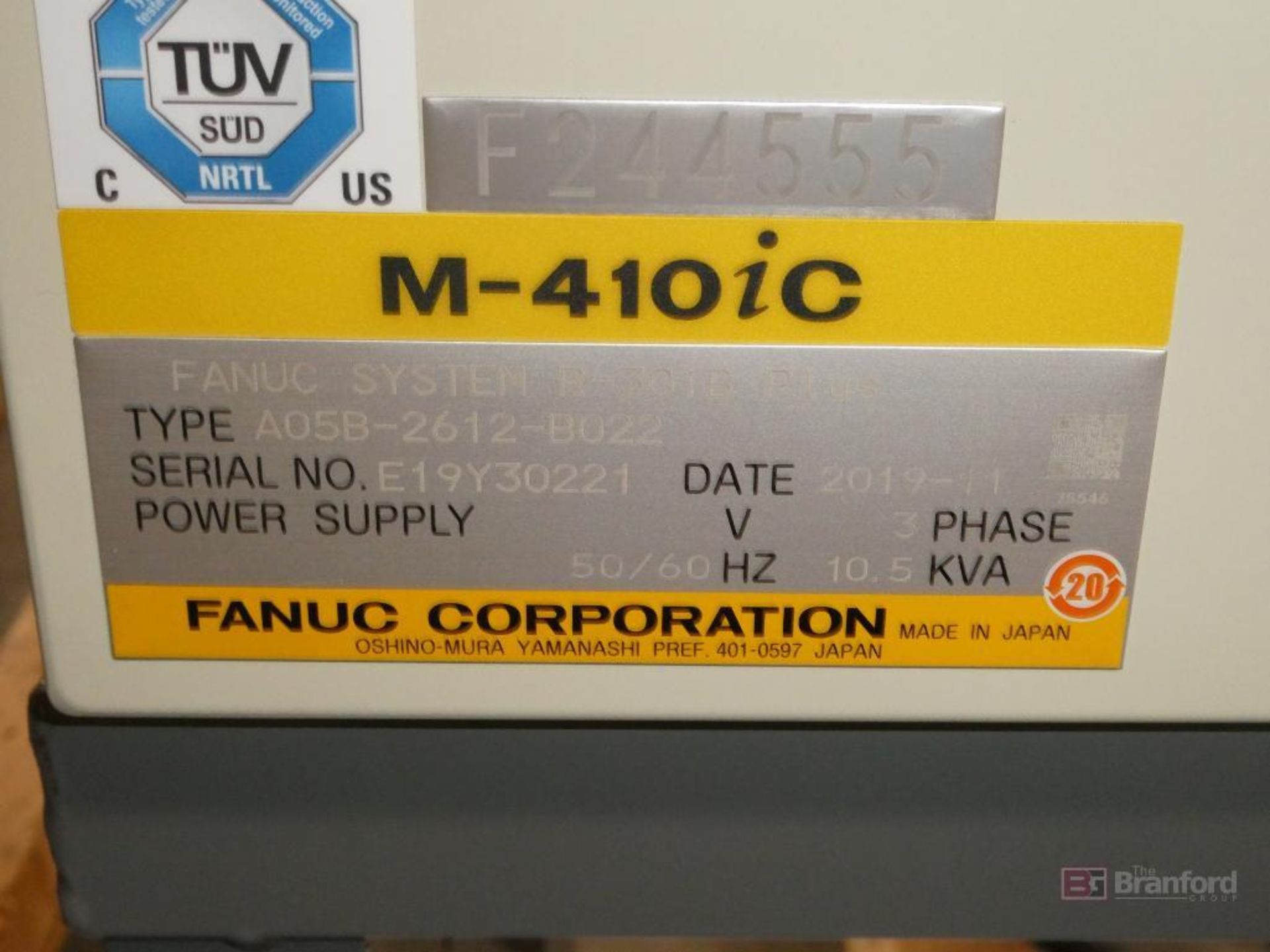 2019 Fanuc Model M-410iC-110, 110Kg Payload Palletizer Robot - Image 8 of 9