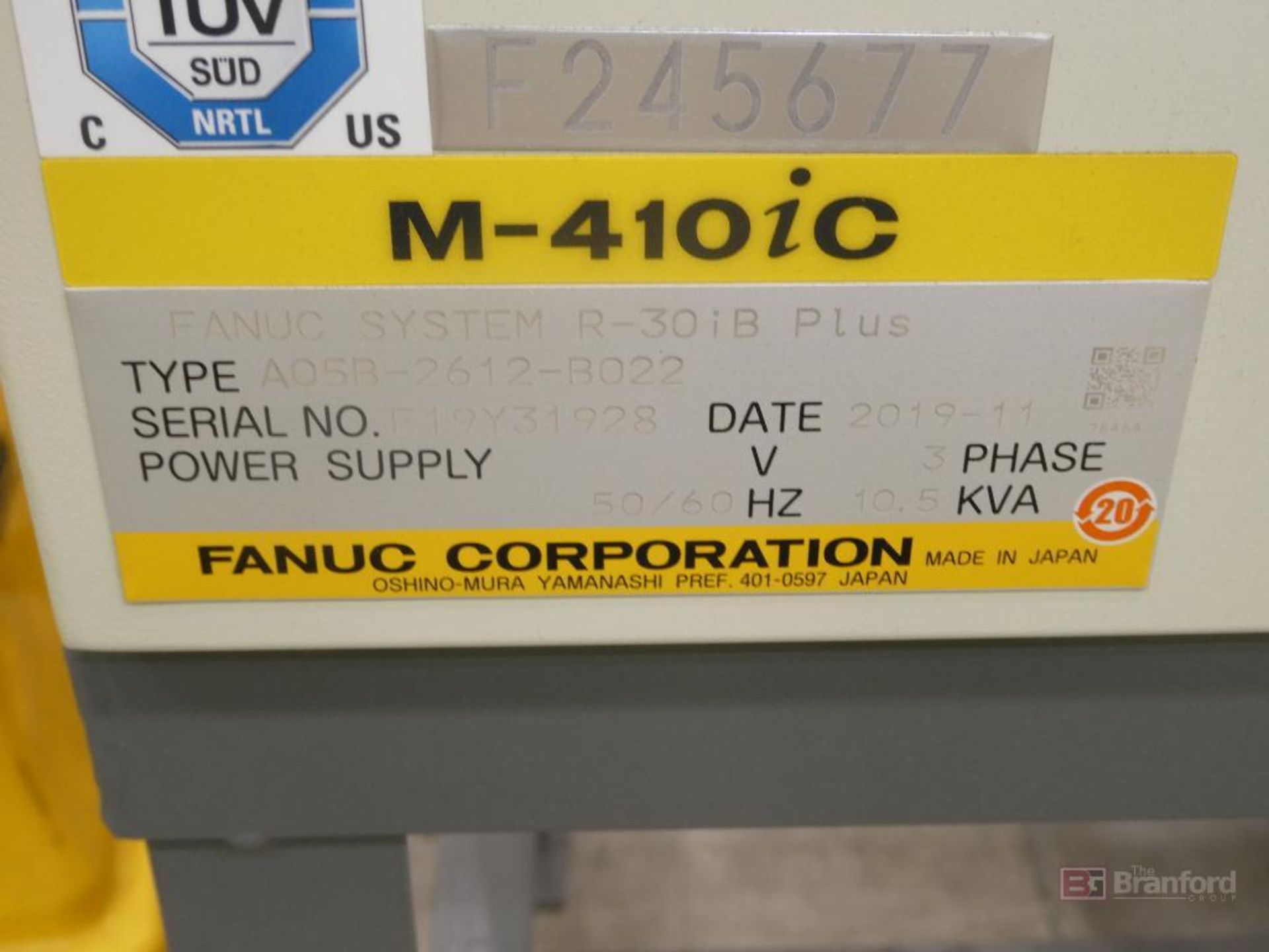2019 Fanuc Model M-410iC-110, 110Kg Payload Palletizer Robot - Image 13 of 15