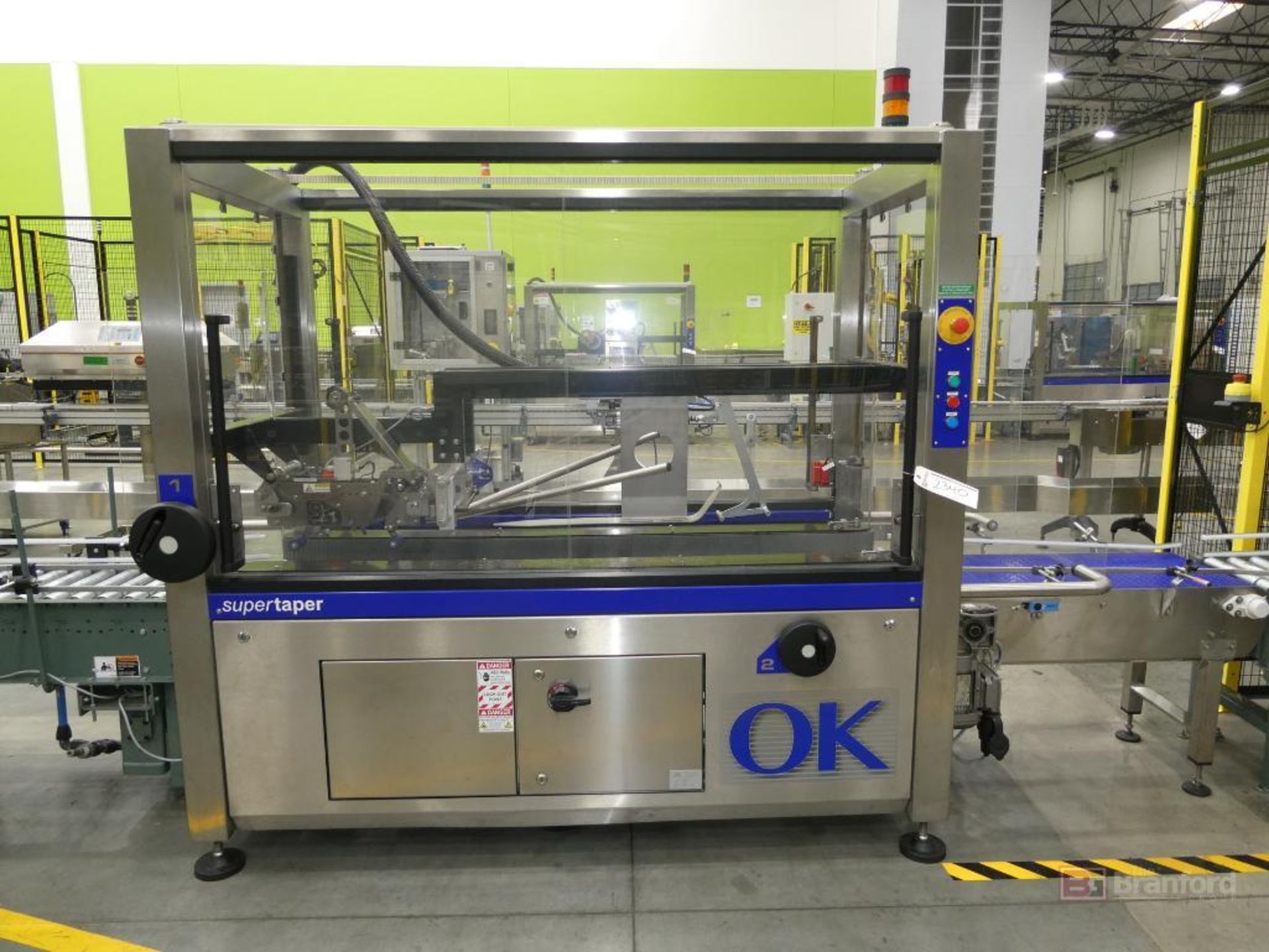 2020 OK Corp Model Supertaper-1A, Automatic Case Sealer