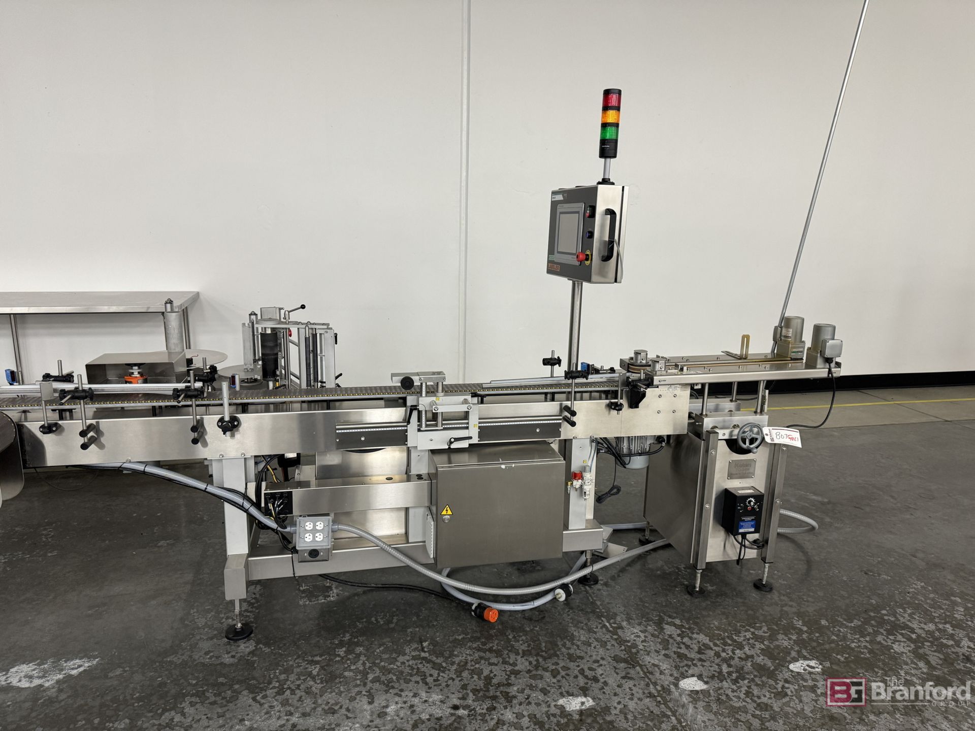 2020 NJM Packaging Model Bronco 130-S104, Stainless Steel Automatic Labeling Machine