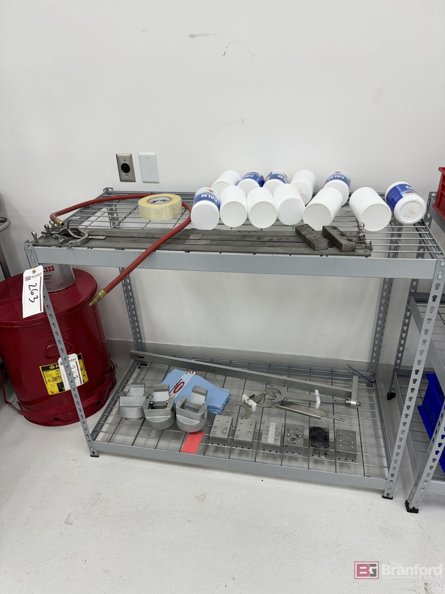 (2) Shelving Units and (2) 2-Tier Stainless Steel Carts - Image 3 of 8
