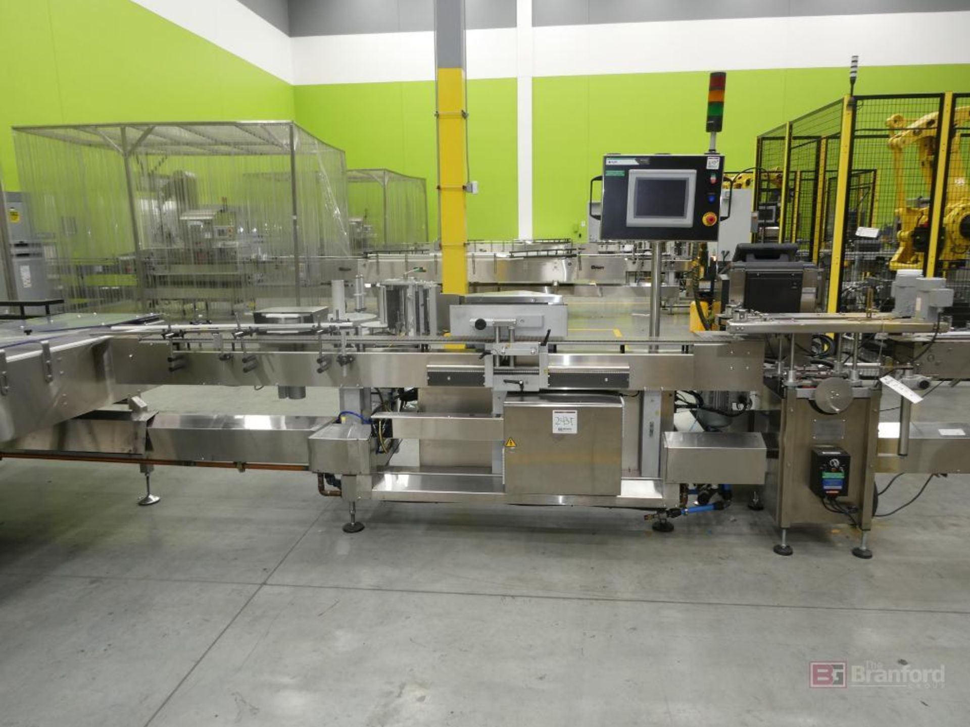 (1) 2021 NJM Packaging Model Bronco 130, Stainless Steel Automatic Labeling Machine
