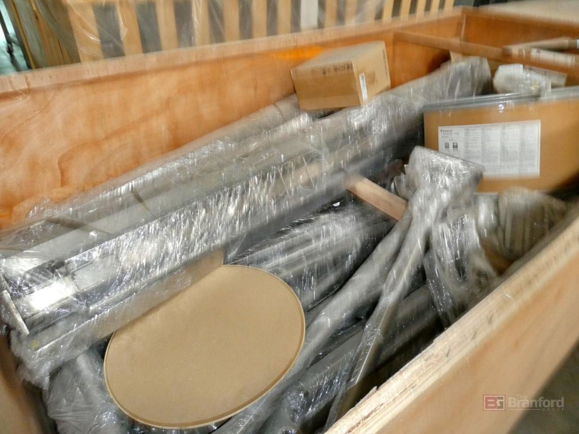 (2) Crate of Stainless Steel Piping and Assembly Parts for Batch Cook Kitchen and Depositors - Image 2 of 5