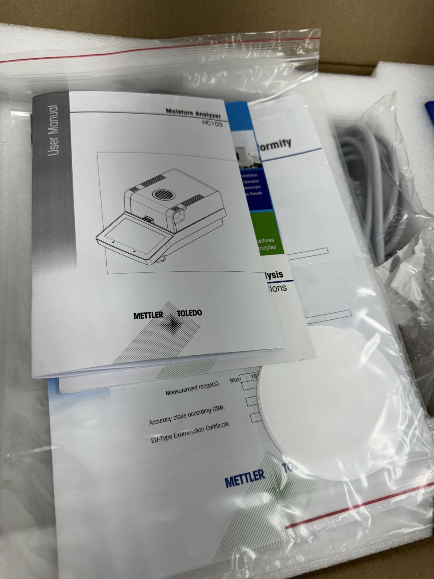 Mettler Toledo HC103 Moisture Analyzer (New in box)