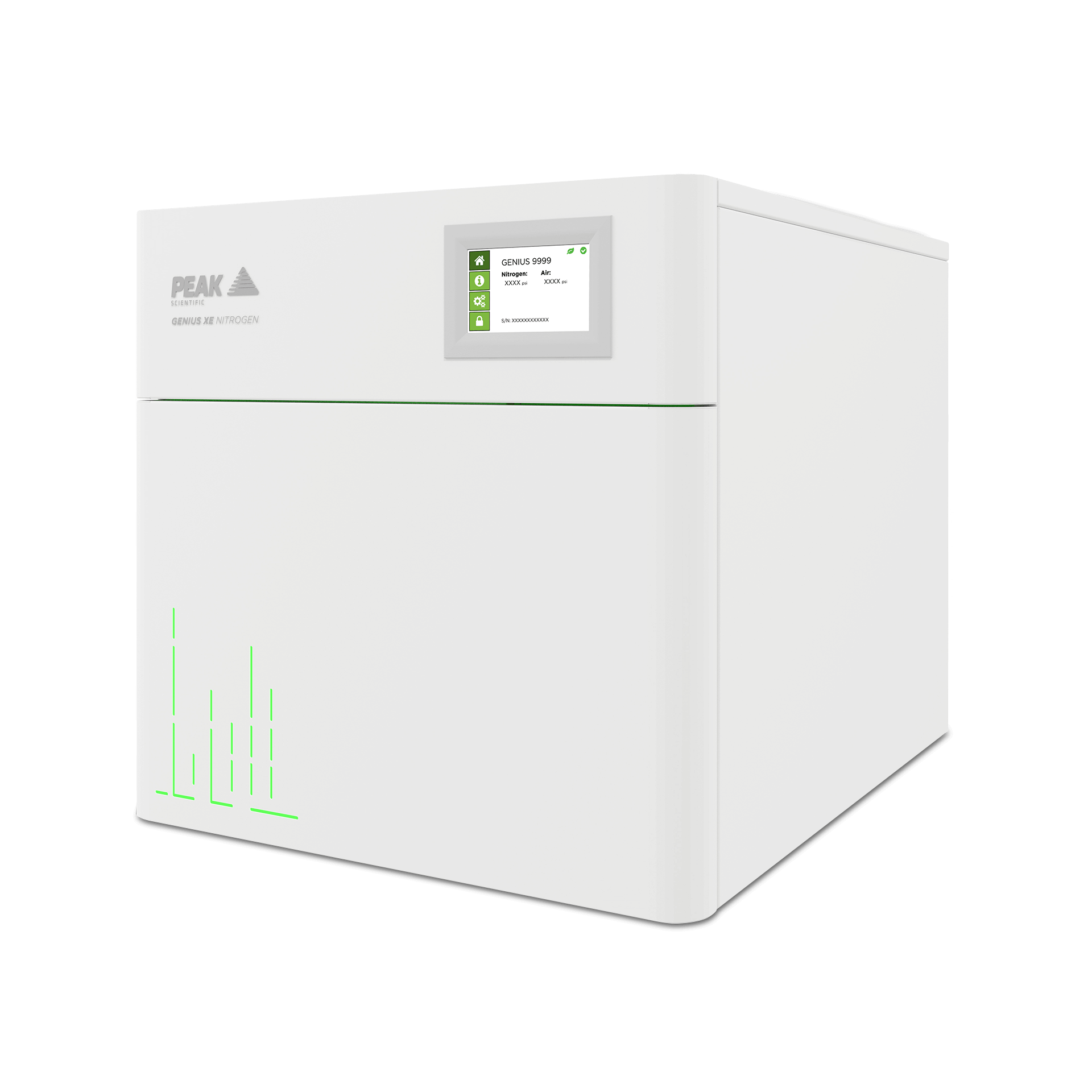 Peak Scientific Model XE35, Nitrogen Gas Generator