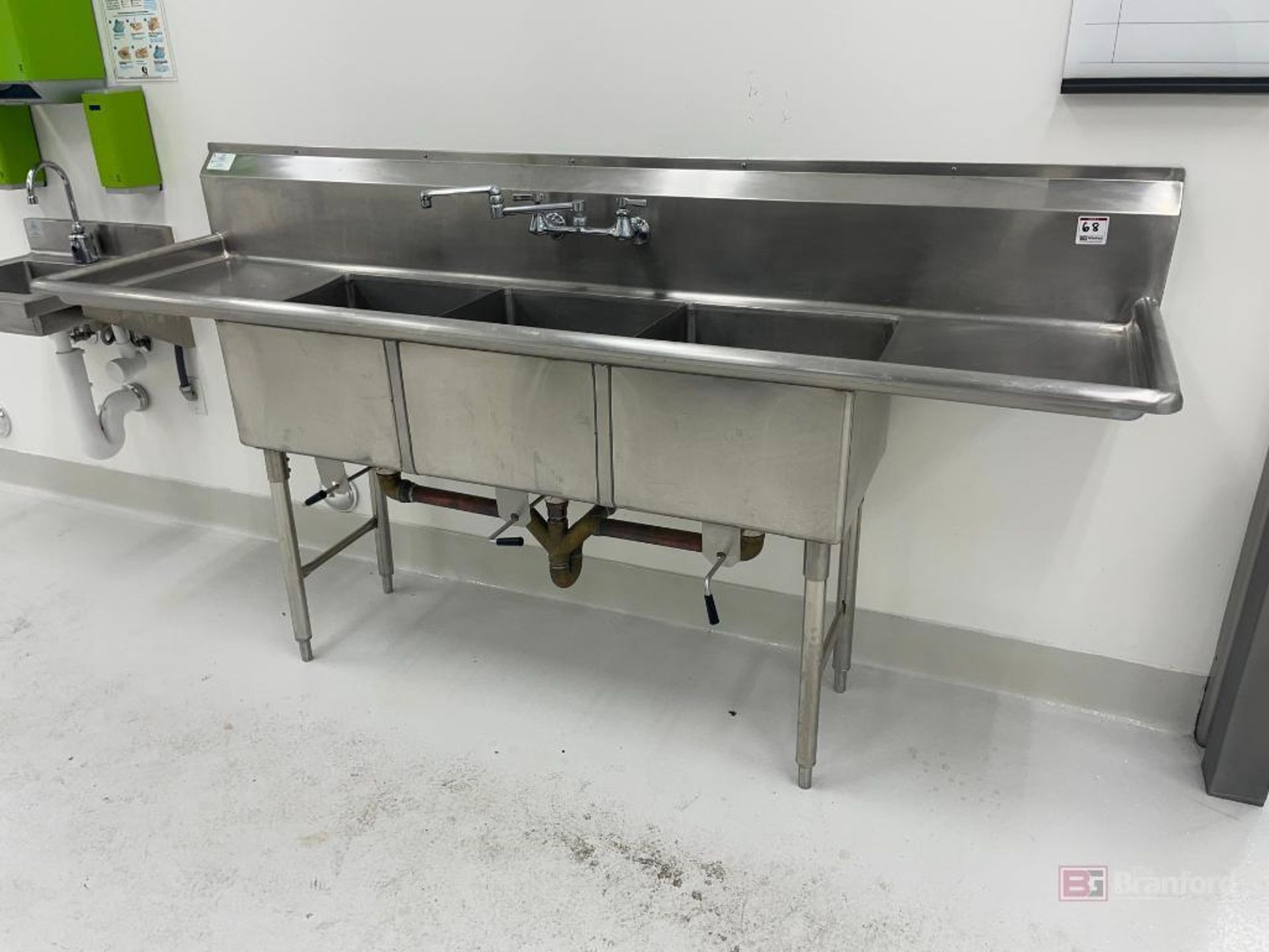 3-Bay Stainless Steel Sink