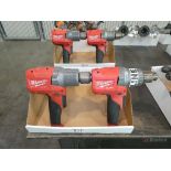 (4) Milwaukee Model 2810-20, 18V Mud Mixers