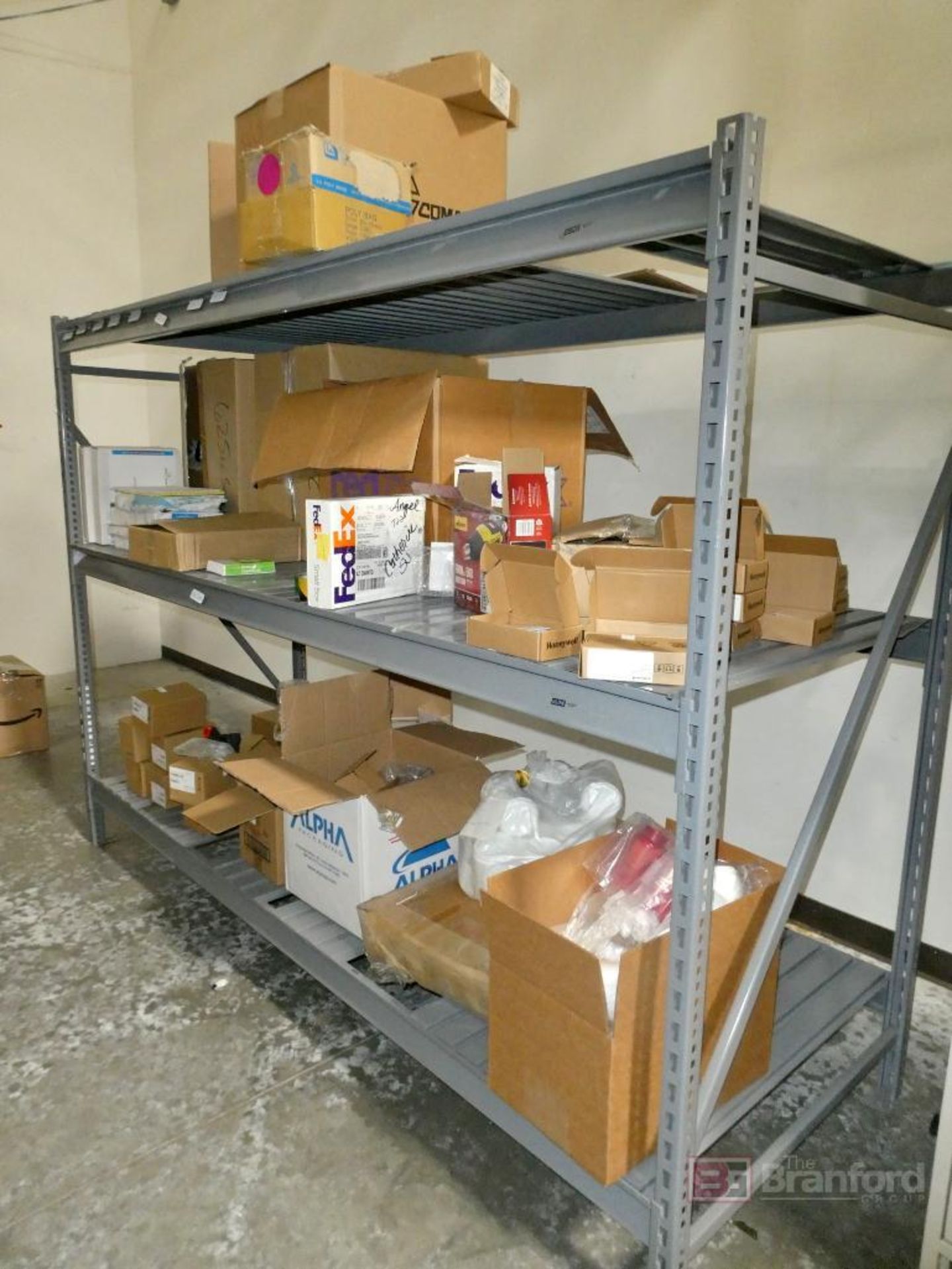 Lot of Racking, Lockers and 2 Door Cabinet w/ Contents - Image 7 of 15