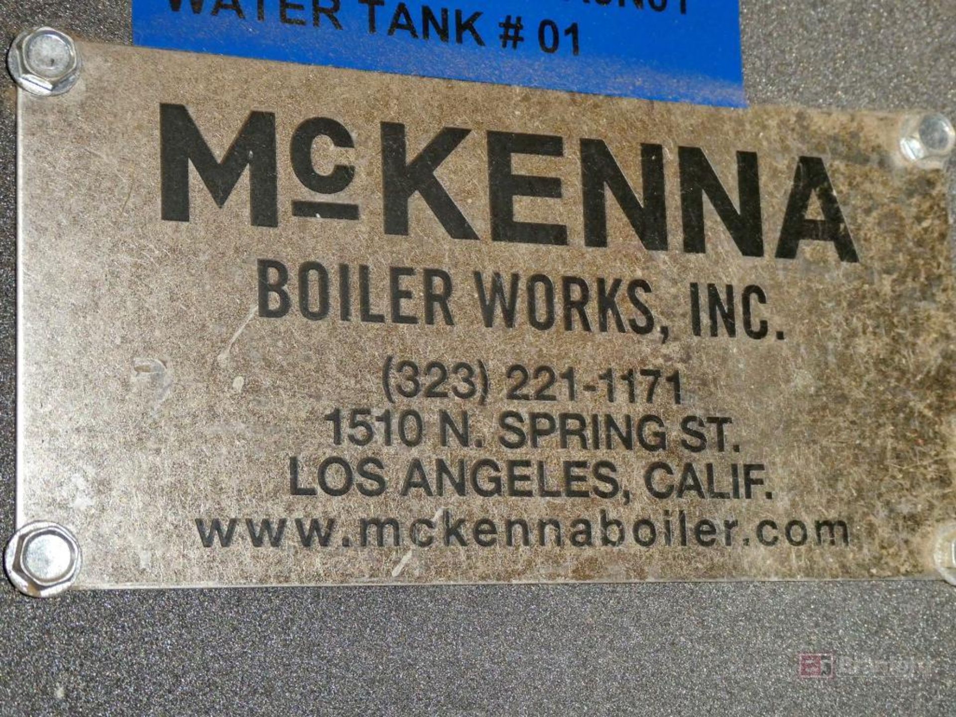 McKenna Boilers Support Holding Tanks for the Steam Boilers - Image 6 of 8