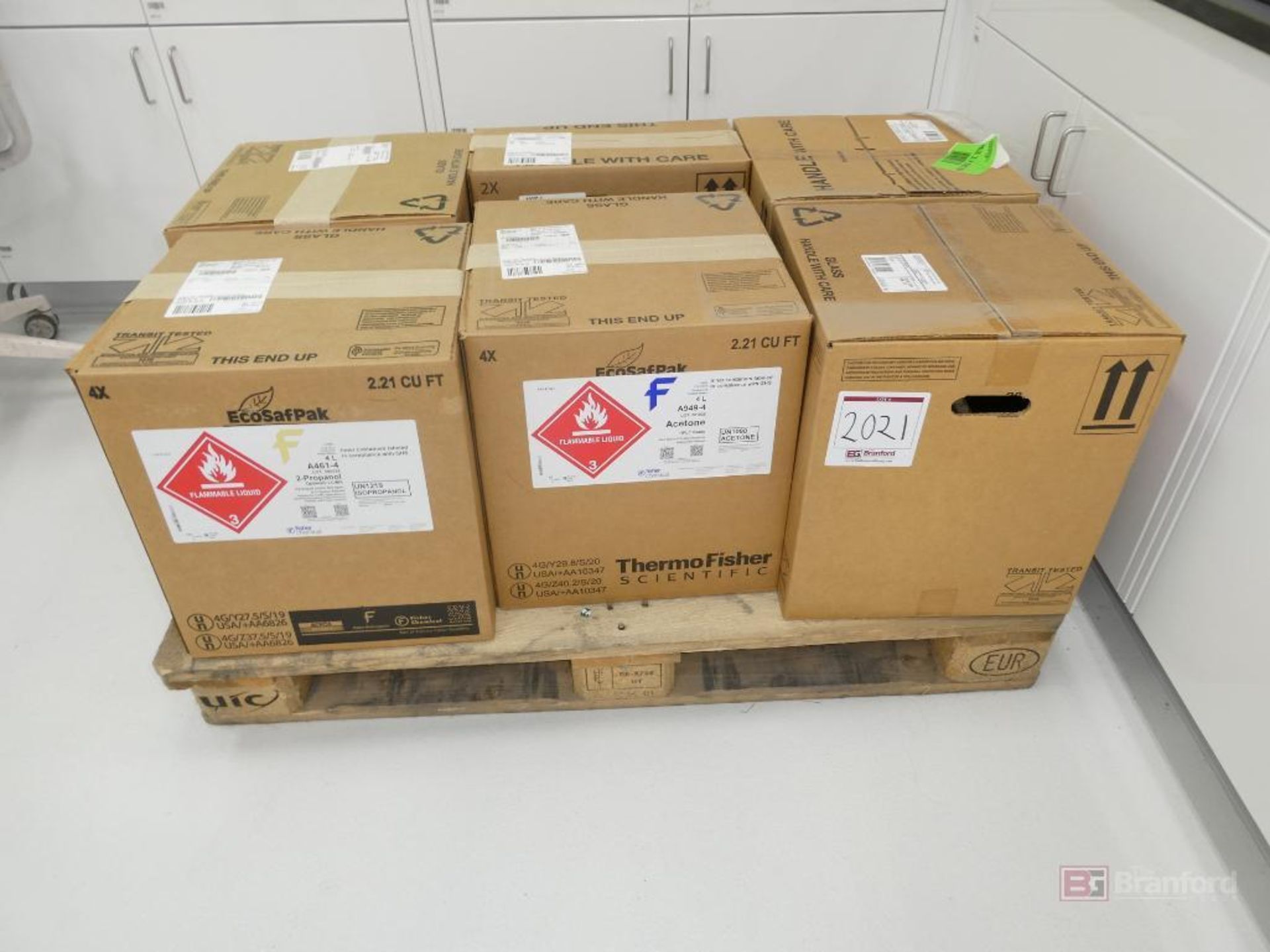 (6) Boxes of Different Types of Chemical Liquids