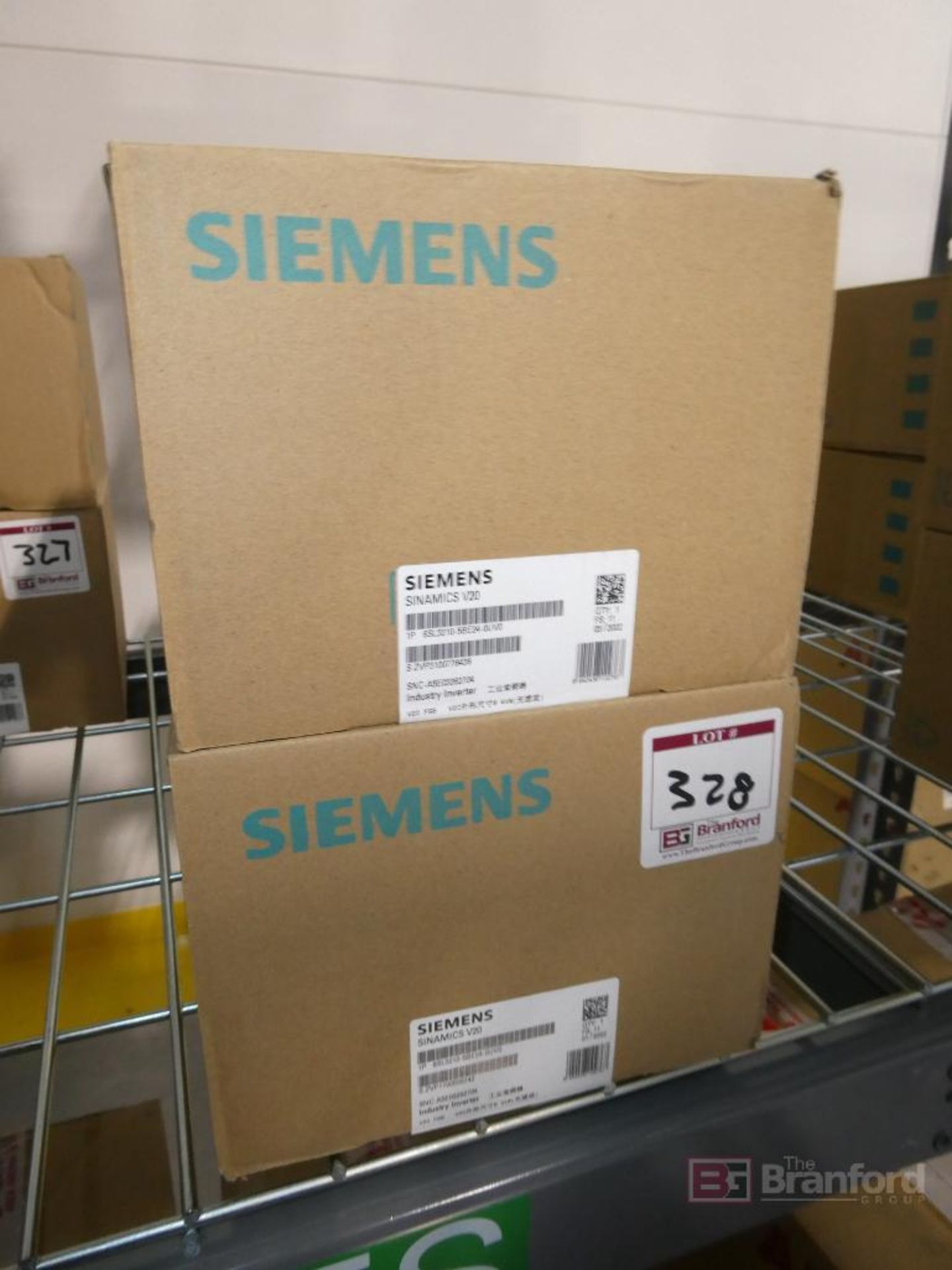 (2) Siemens Sinamics V20, Variable Frequency Drives (New)