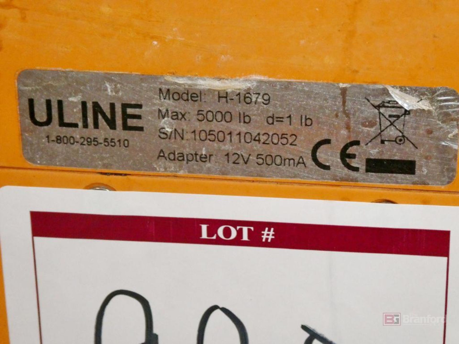 Uline Model H1679, Pallet Jack w/ Scale - Image 4 of 4
