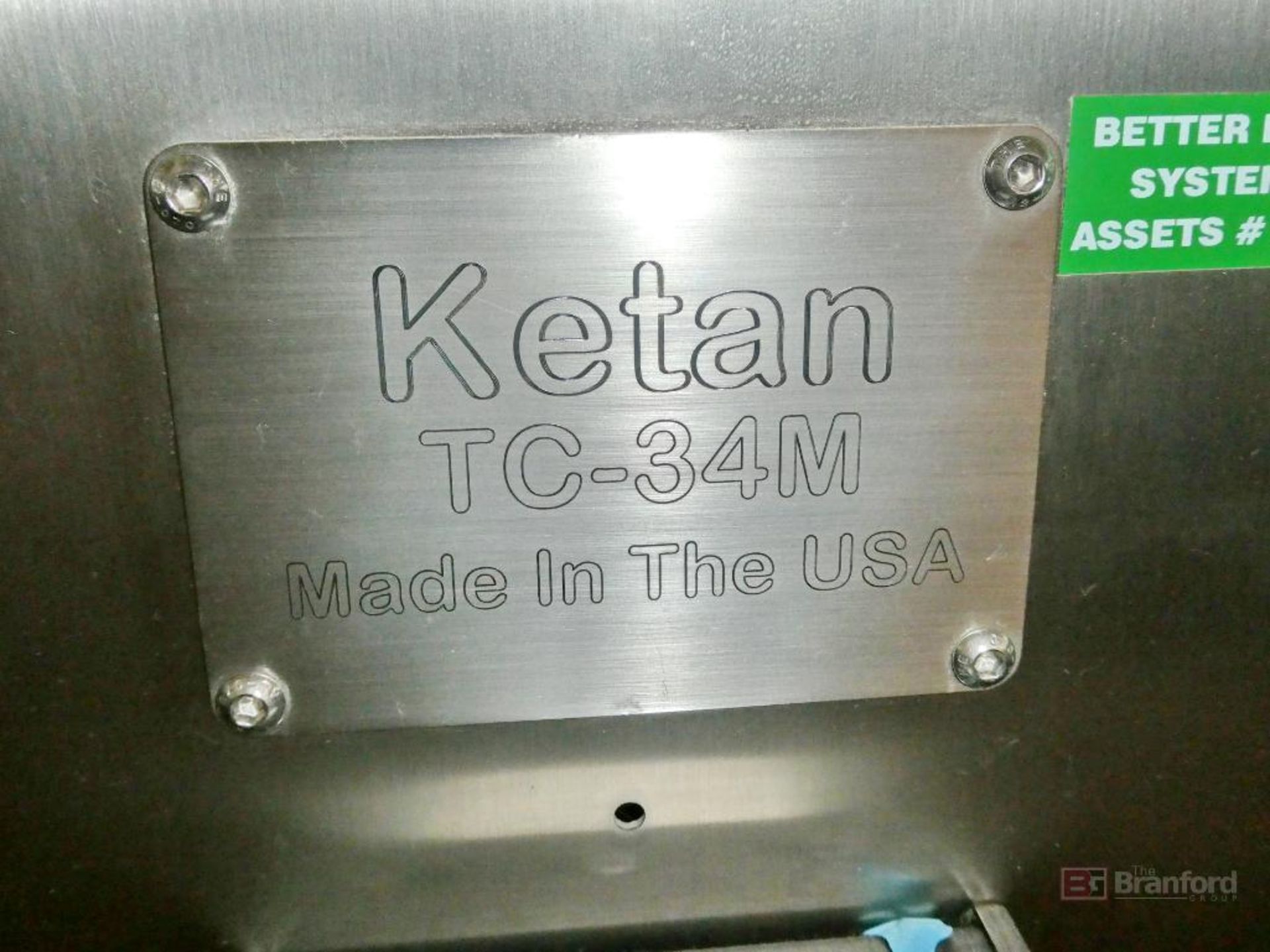 Ketan Model TC-34M, Stainless Steel Automatic Front and Back Labeling Machine - Image 4 of 4