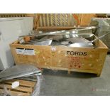 Crate of Stainless Steel Left Over Parts to the Fords Packaging Machines