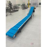 Portable Automatic cleated power conveyer w/ incline
