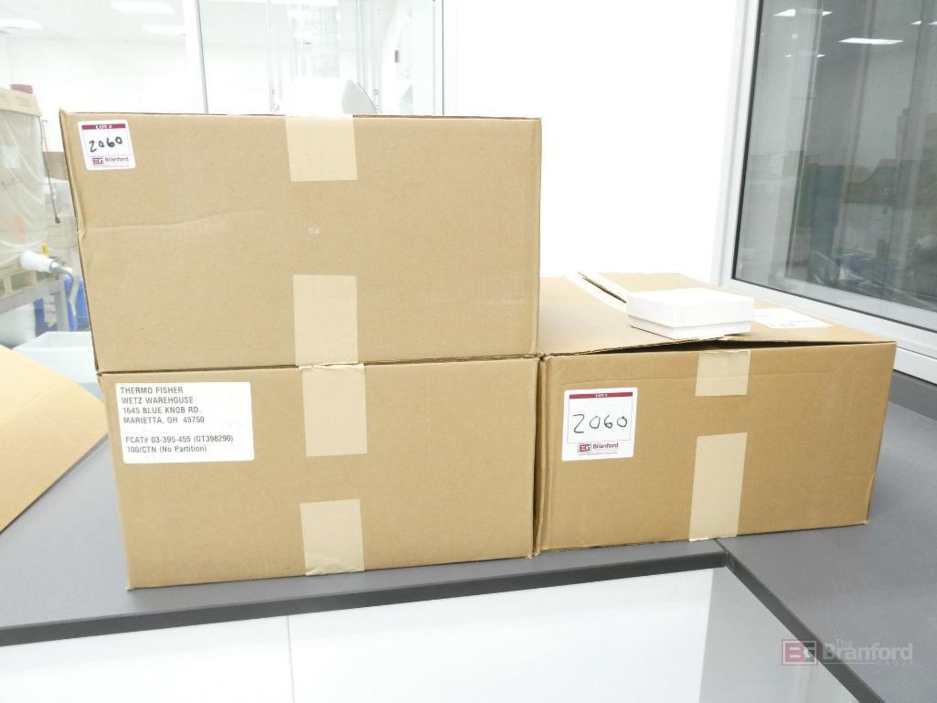 (3) Boxes of Fisherbrand White 5" Vial Boxes