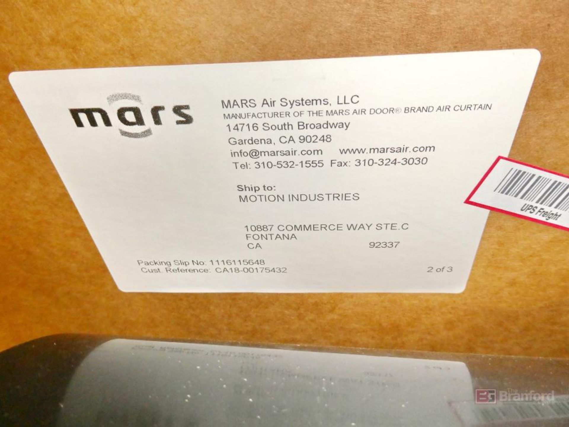 (2) Mars Air Handling Motor Units, (2) Marathon 1/2HP Motors (New) - Image 3 of 5