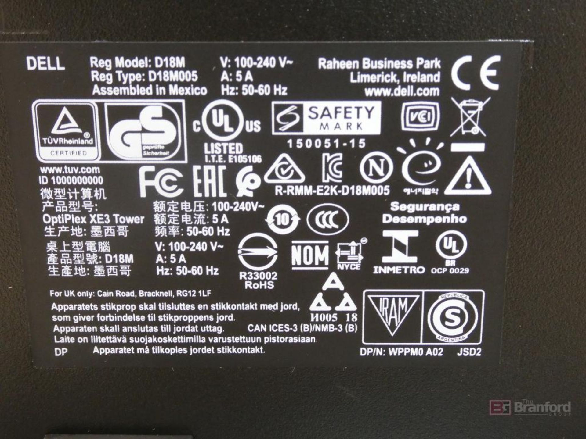 Dell Model Opti-Plex XE3, Computer Tower - Image 6 of 7