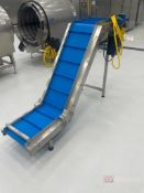 Automatic cleated power conveyer w/ incline
