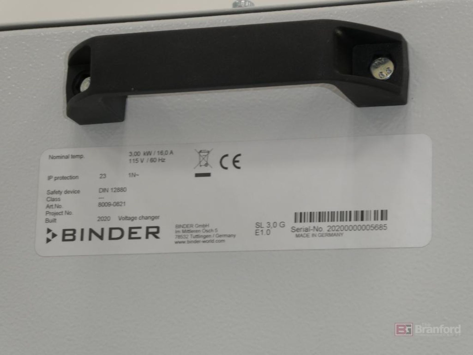 2020 Binder Model KBF-S, 2 Door Constant Climate Chamber - Image 7 of 9