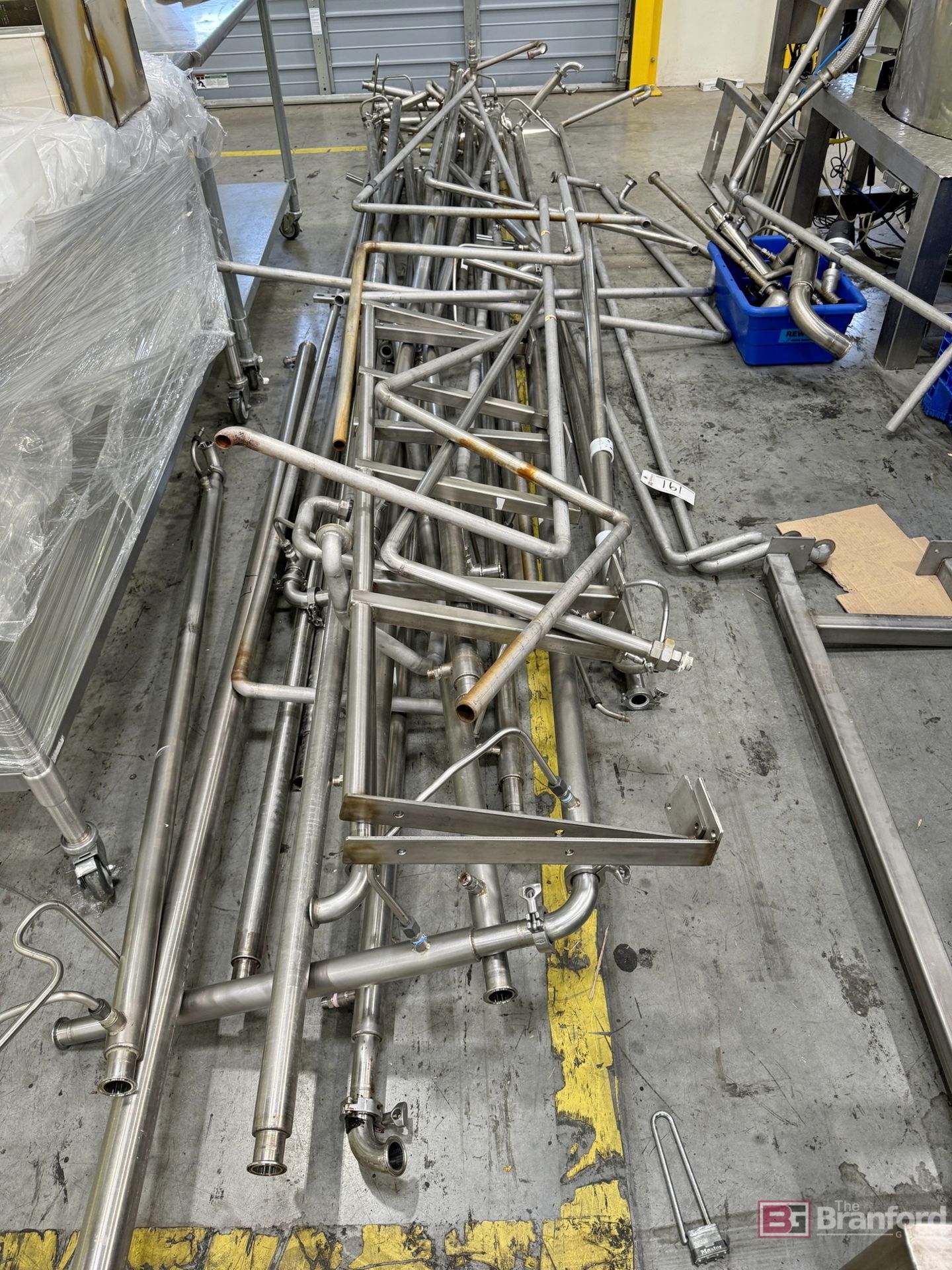 Lot of misc stainless steel piping