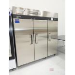 Turboair Model M3R72-3N, M3 Series 3-Door Stainless Steel Refrigerator