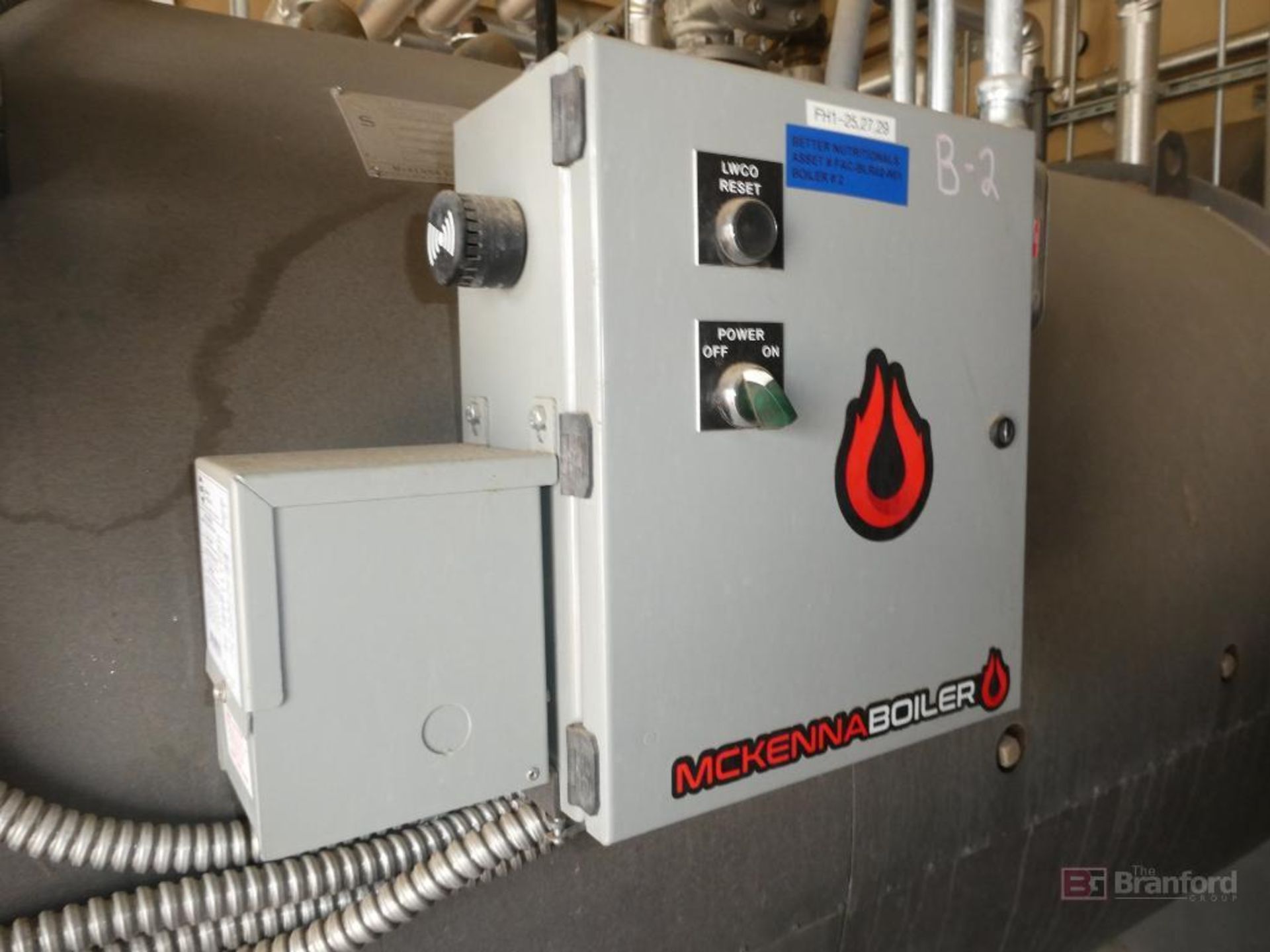 McKenna Boilers Model JFS50LF, 50HP High Pressure Steam Boiler - Image 8 of 12