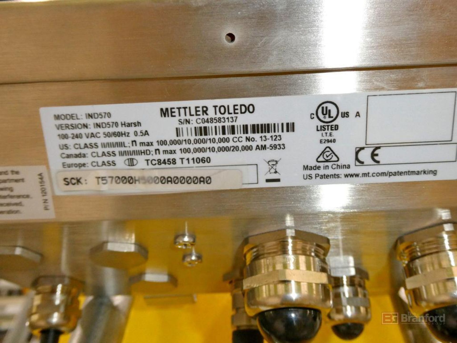 Mettler-Toledo Model IND570, Stainless Steel Digital Weight Scale - Image 6 of 6
