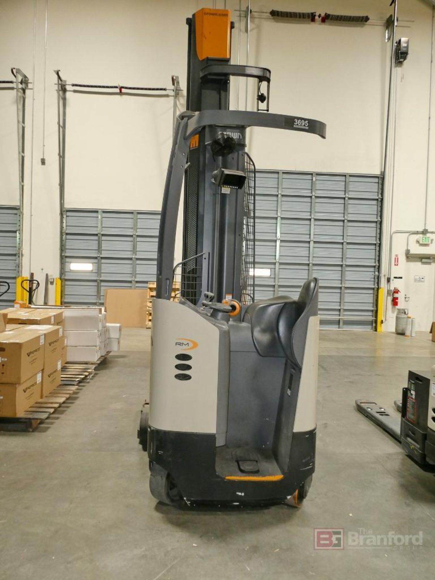 Crown Model RM6025-45, Electric Reach Forklift - Image 3 of 10