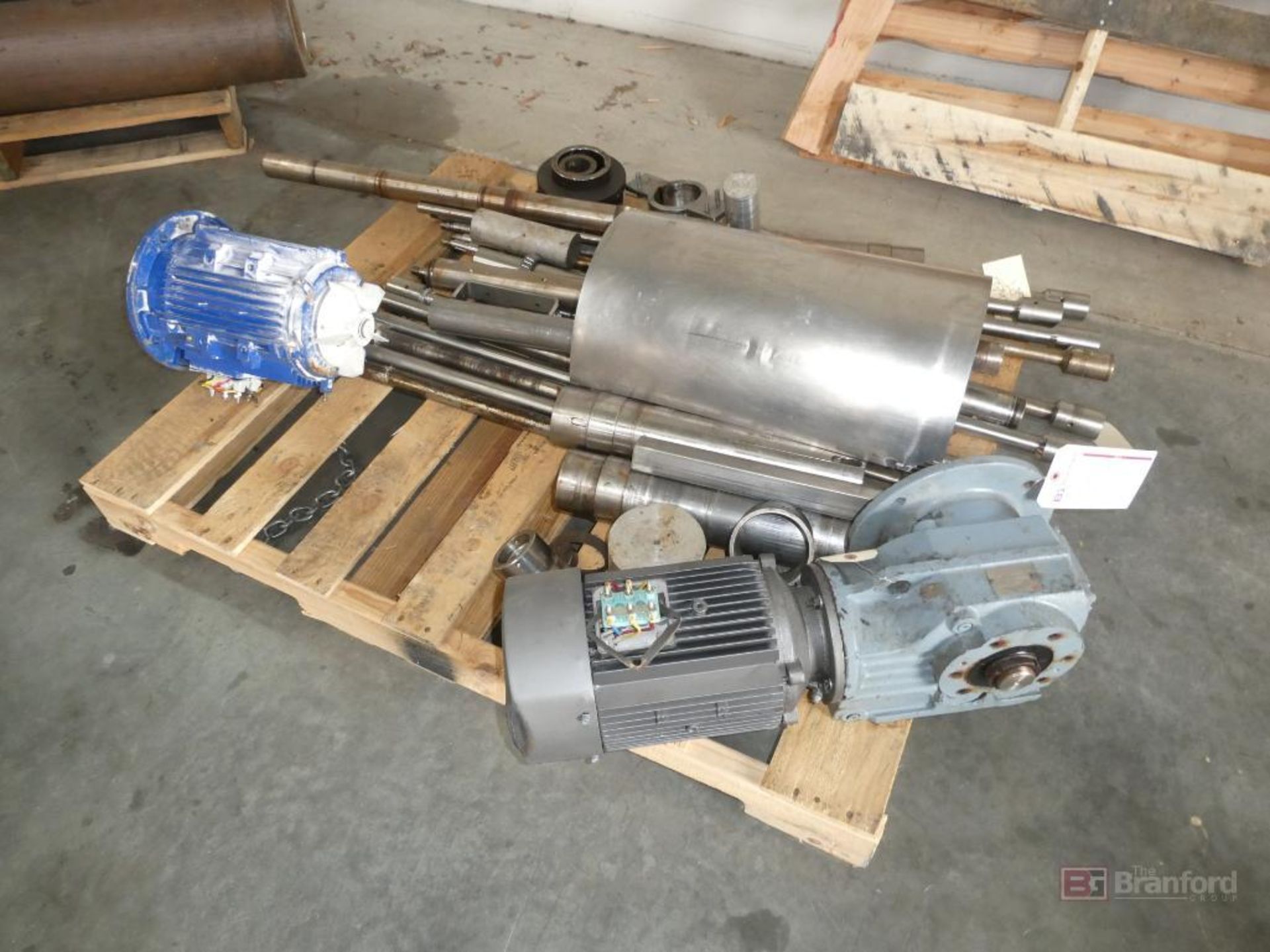 Large Lot of Spare Parts, Motors and Piping for the Production Lines - Image 15 of 27