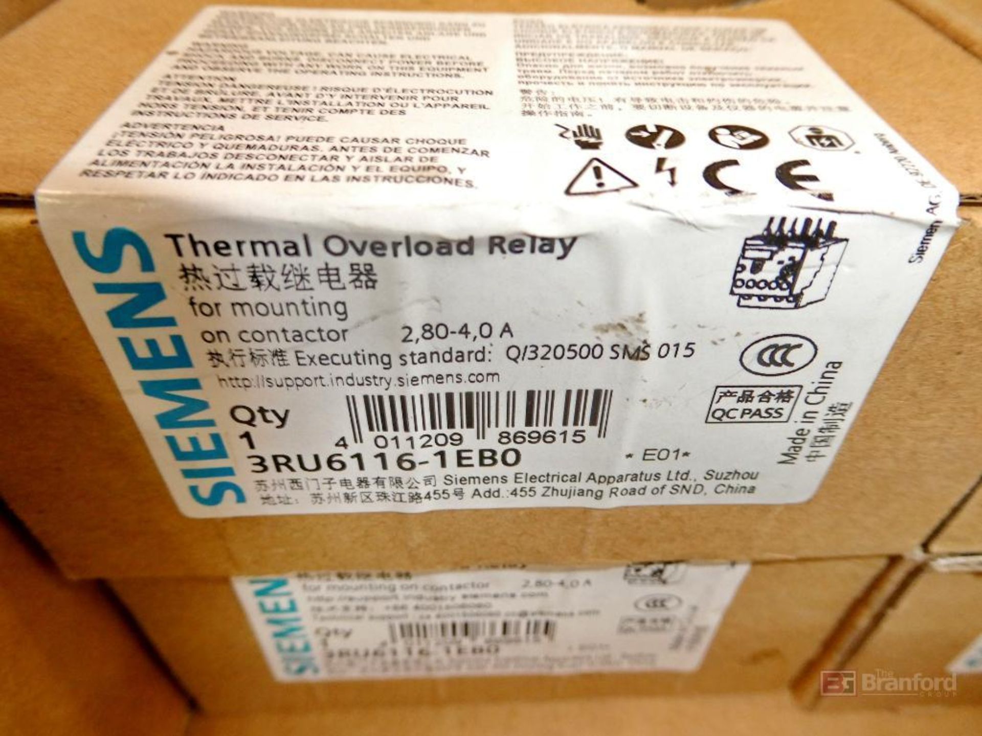 (7) Siemens Contactors (New); (20) Siemens Thermo Overload Relay (New) - Image 2 of 3