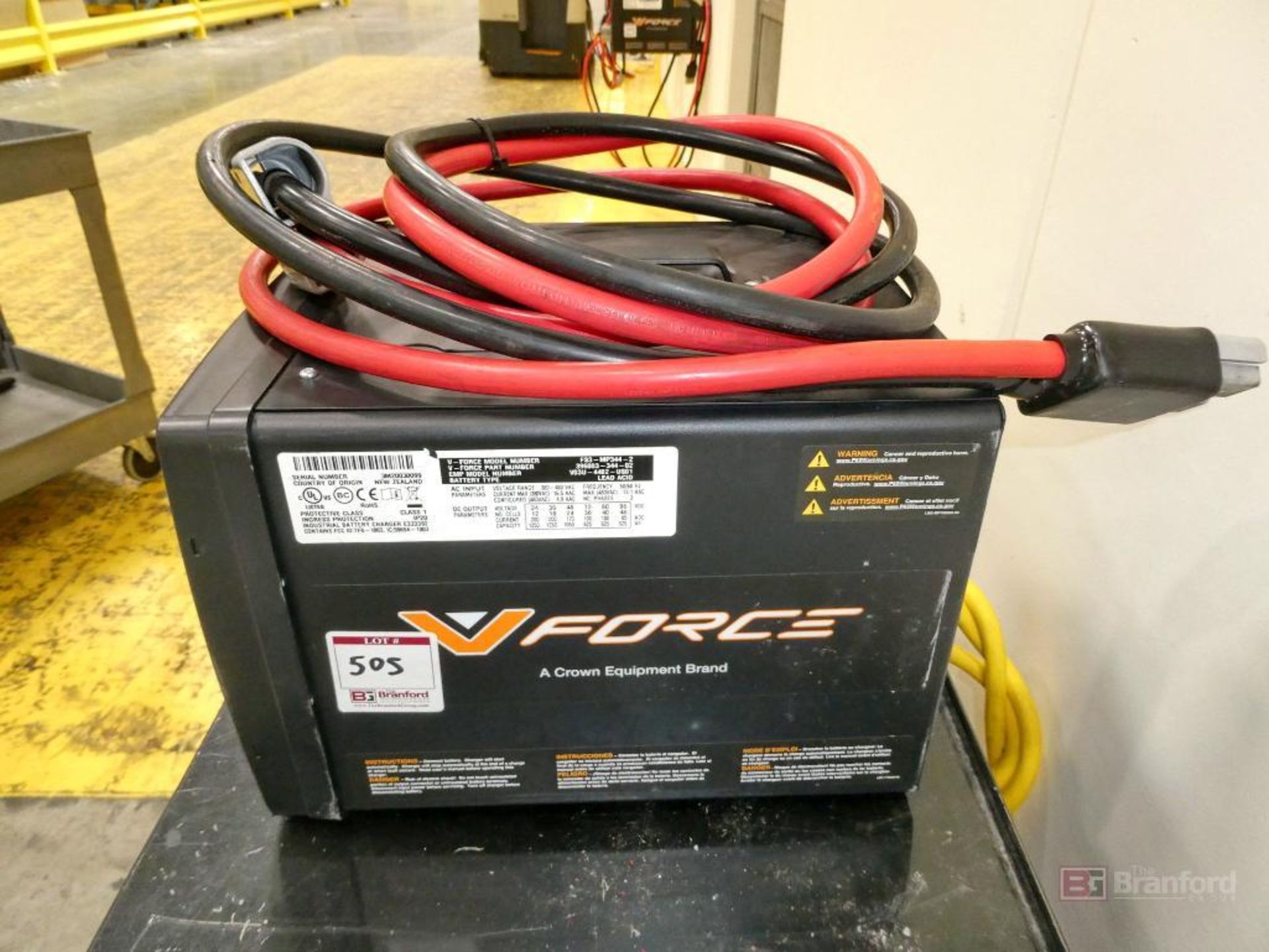 V-Force Model FS3-MP344-3, Forklift Multi-Voltage Battery Charger - Image 3 of 3