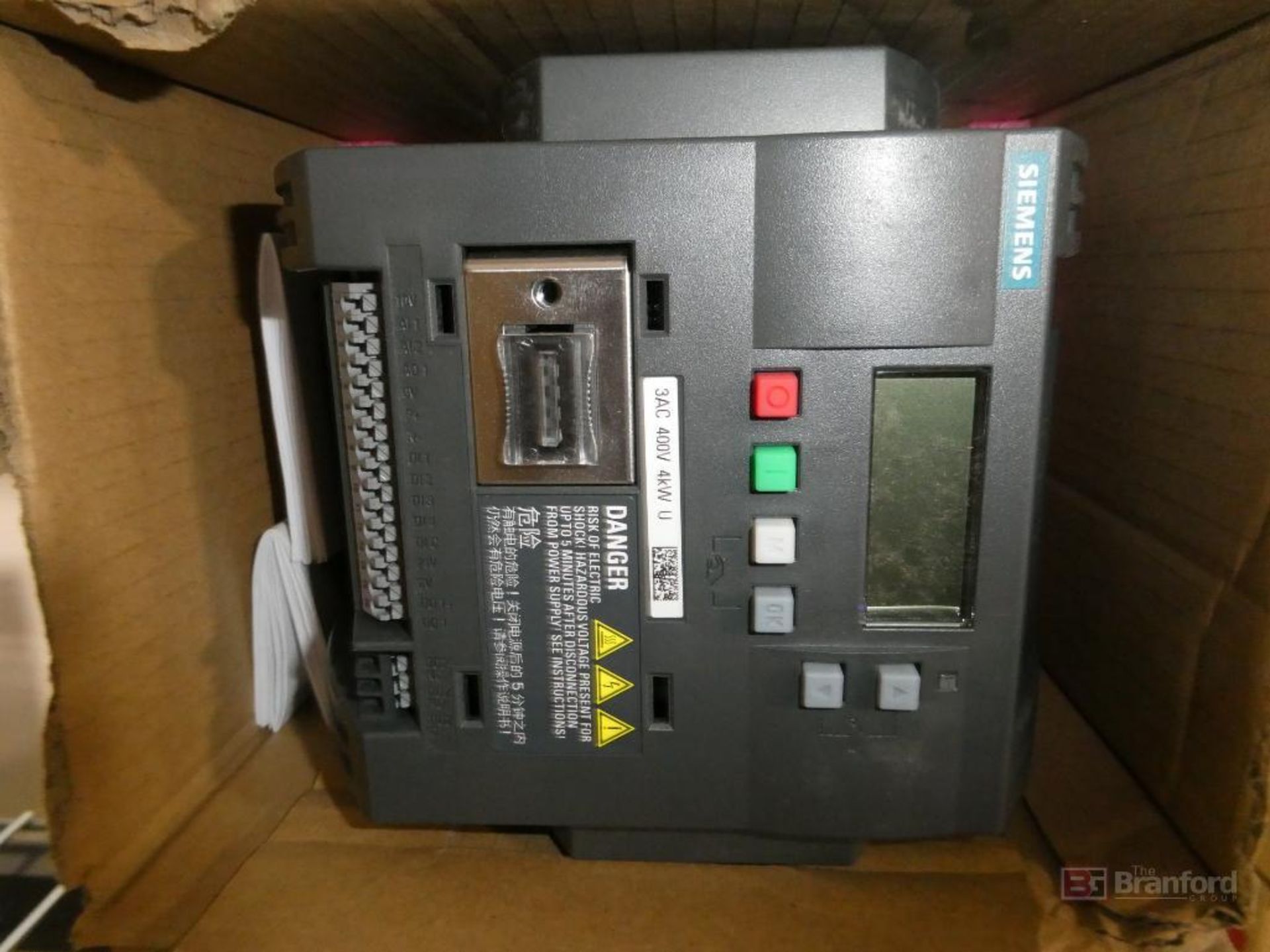 (2) Siemens Sinamics V20, Variable Frequency Drives (New) - Image 2 of 2