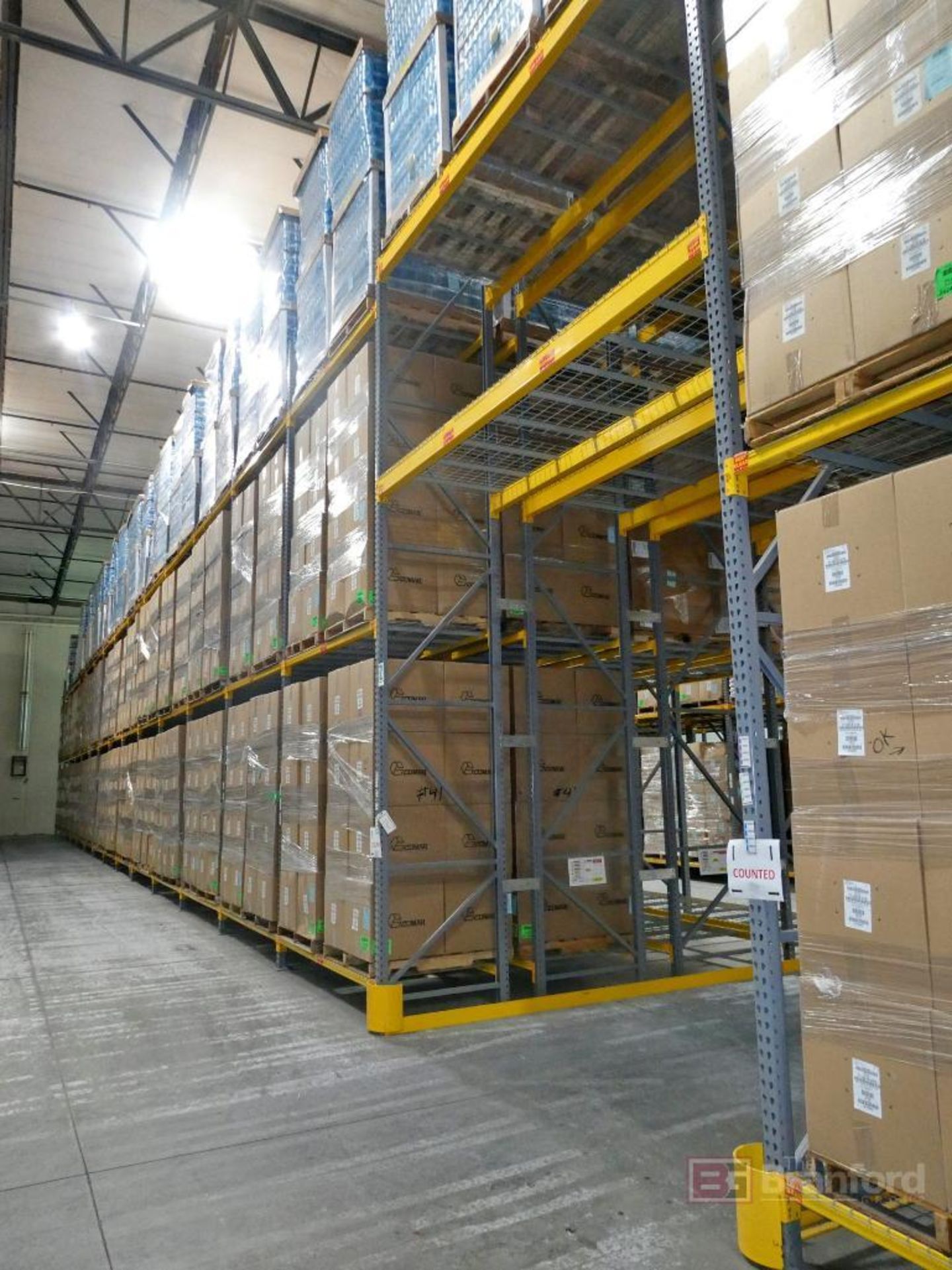 (101) Sections of Medium Duty Pallet Racking