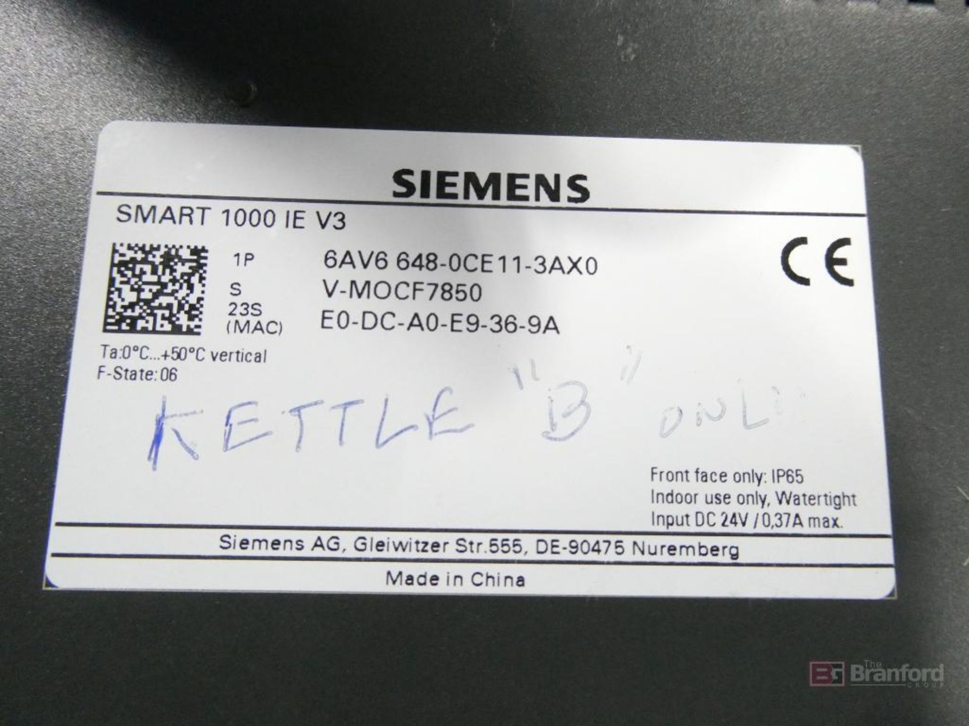 (3) Siemens Smart Line 10" Touch Screen Monitors - Image 5 of 9