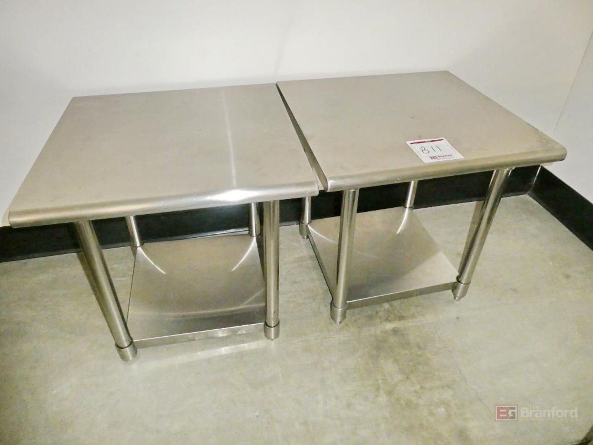 Assorted Stainless Steel Tables - Image 3 of 4