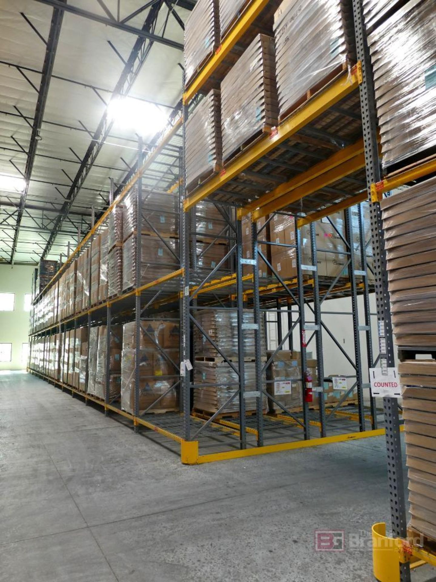 (76) Sections of Medium Duty Pallet Racking