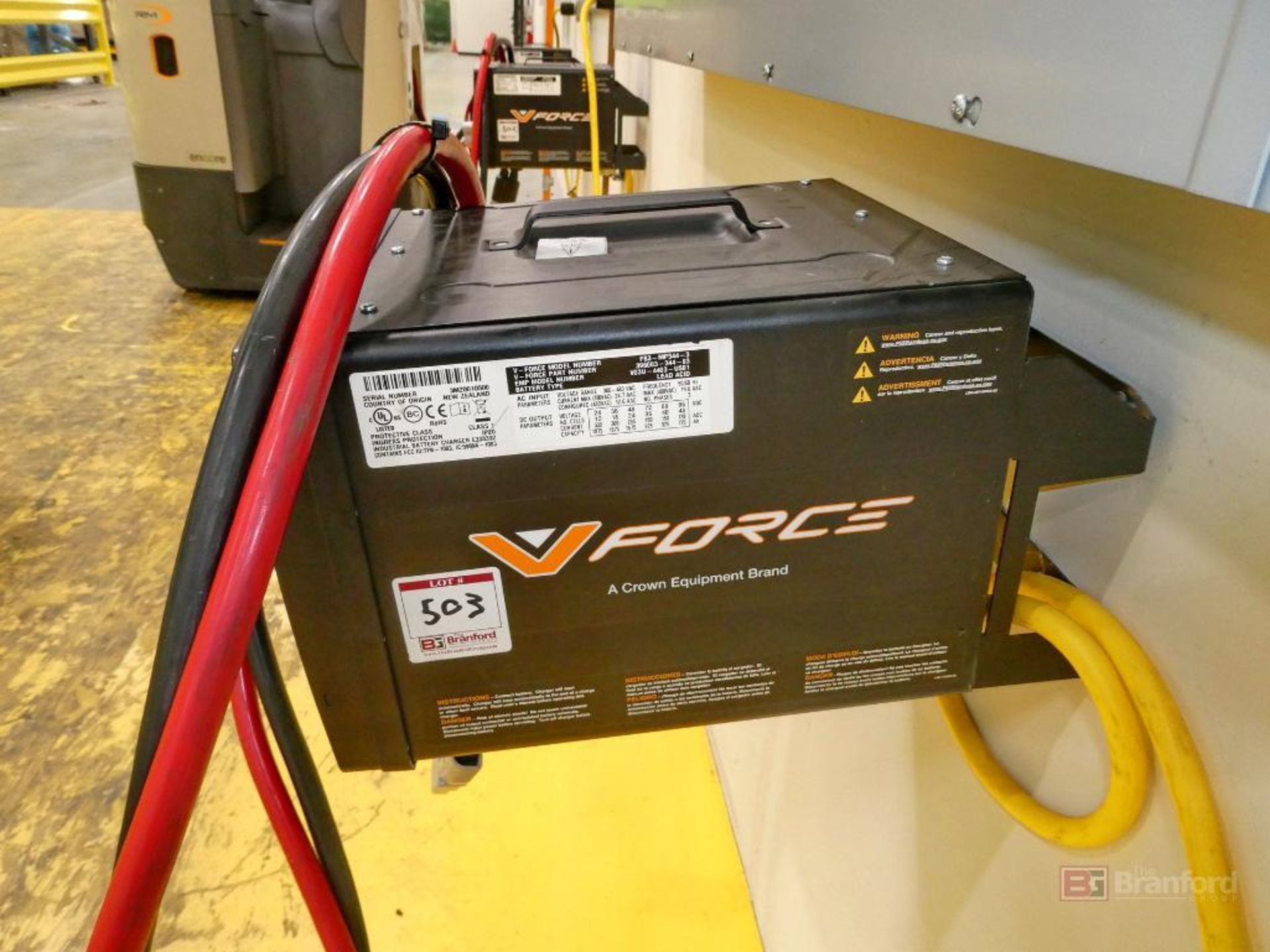 V-Force Model FS3-MP344-3, Forklift Multi-Voltage Battery Charger - Image 3 of 4