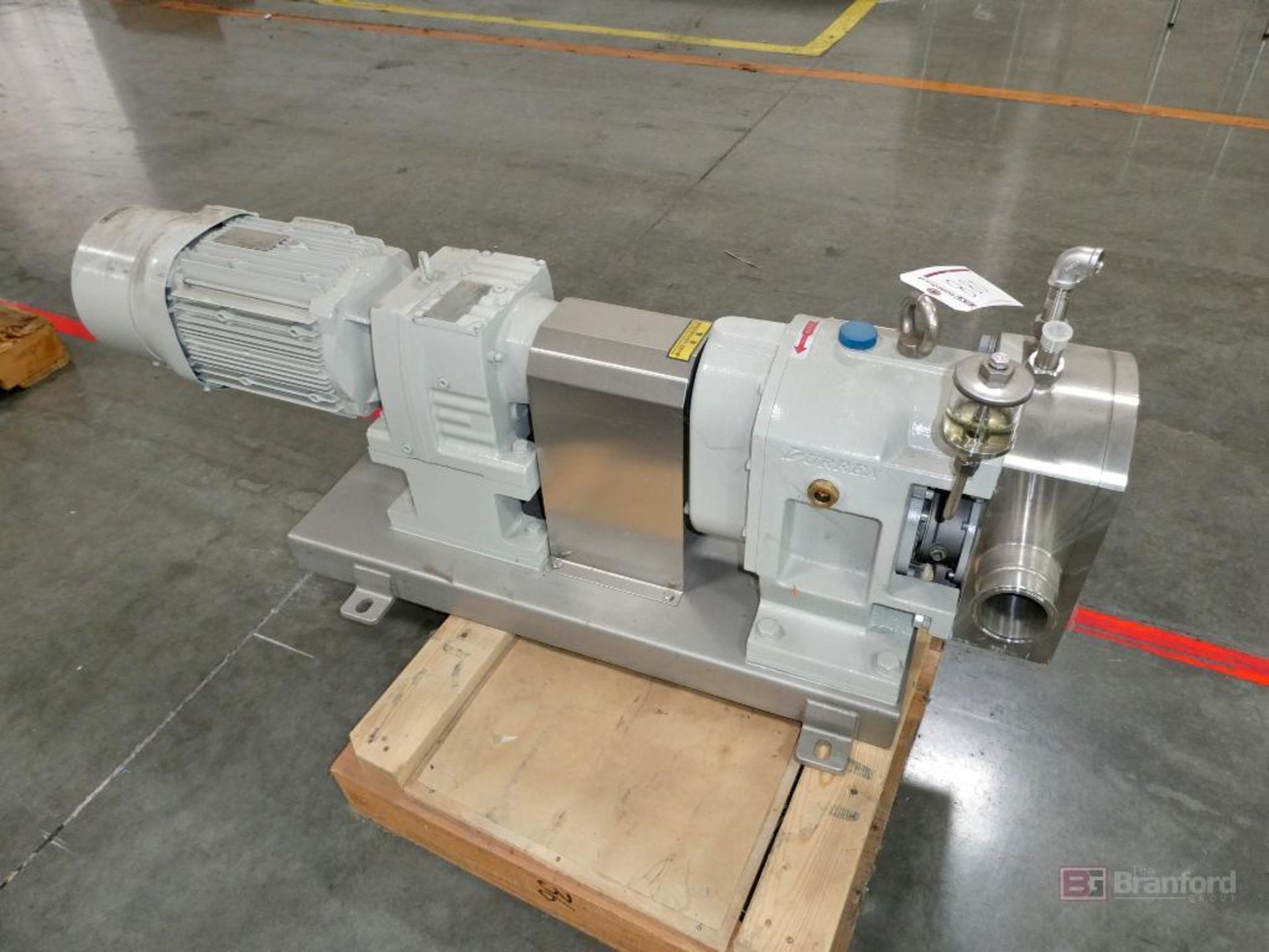 Yangzhou Lianhe Chemical Machinery Model 60TLS4-12C, 5.5KW Rotary Lobe Pump - Image 2 of 5