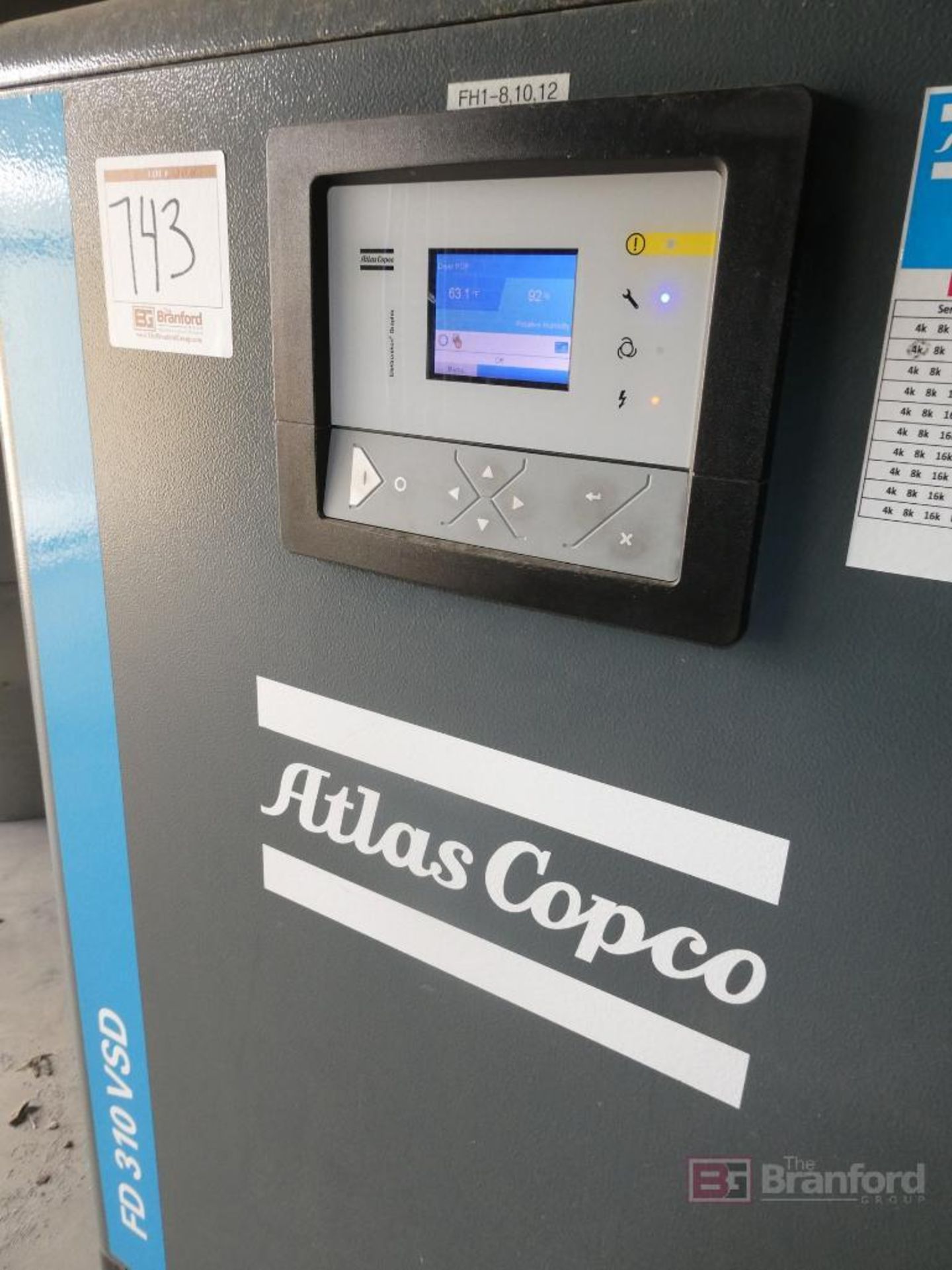 2021 Atlas Copco Model FD310VSD-A, Air Dryer - Bild 2 aus 7