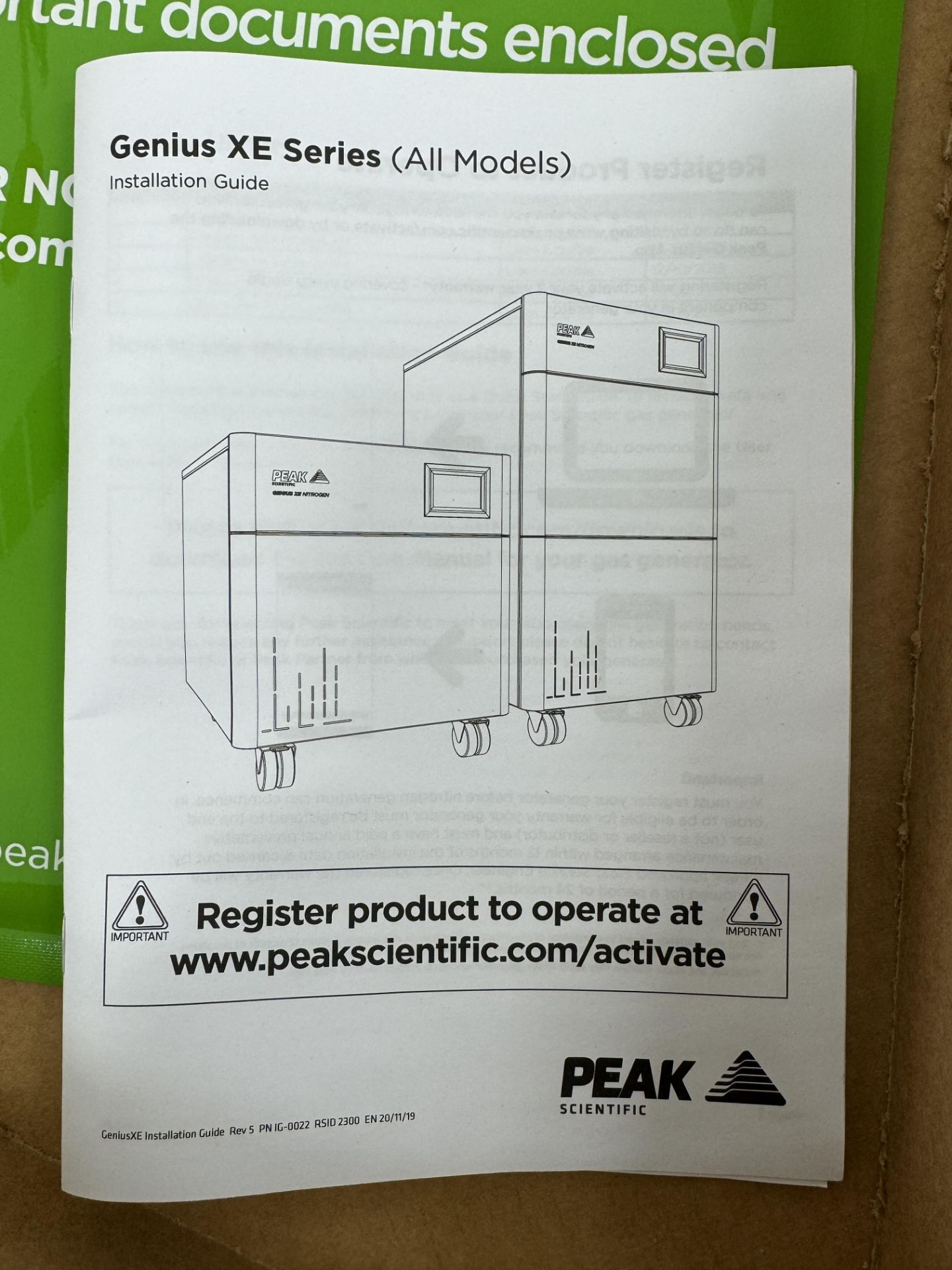 Peak Scientific Model XE35, Nitrogen Gas Generator - Image 2 of 6